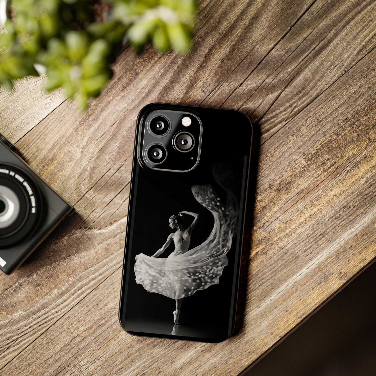 Dancer's Celestial Flow iPhone Case | Ballet Elegance Phone Protection | Starlit Performance Art | Dance Lifestyle | BailaFashion