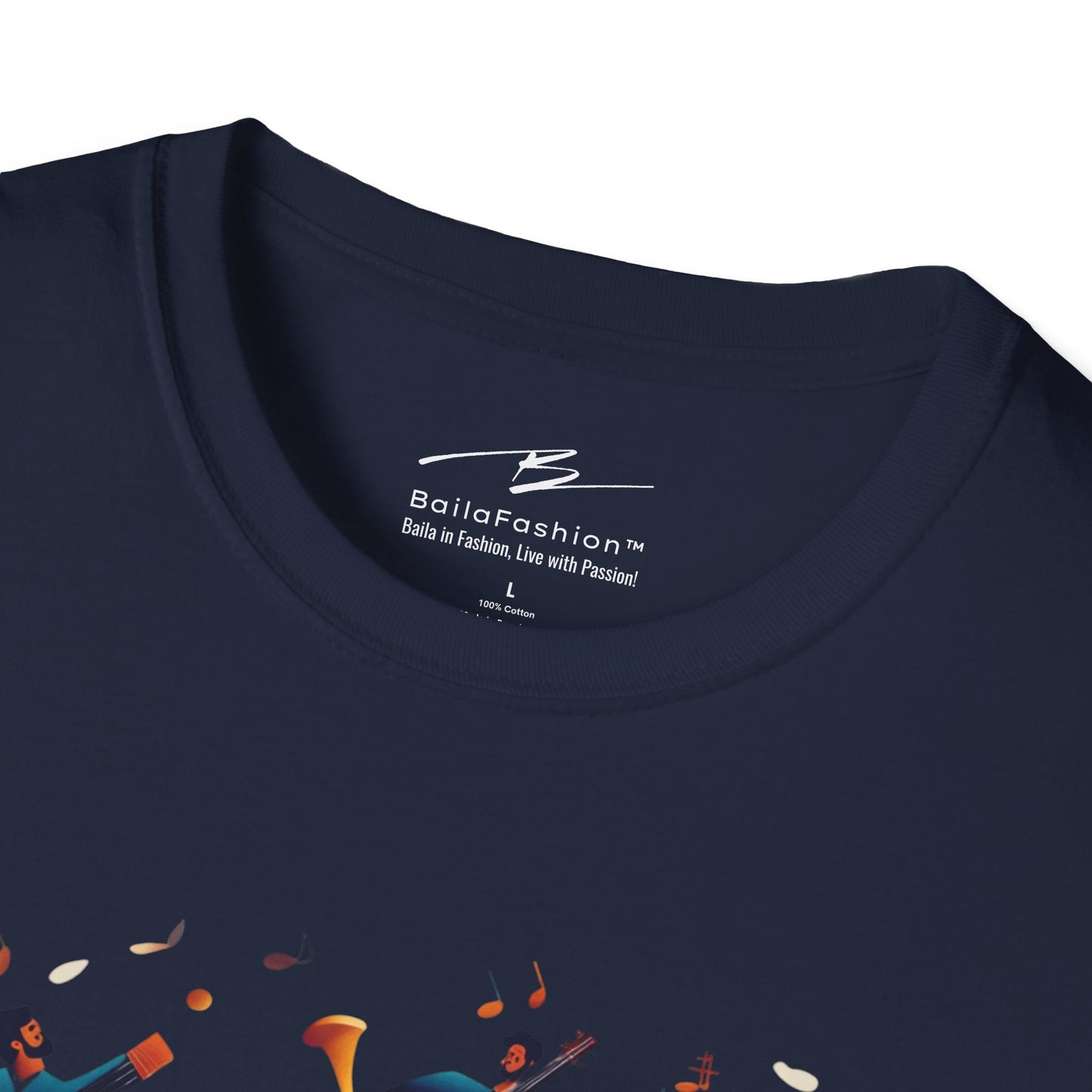 Salsa Orchestra T-Shirt | Latin Band Illustration | Musician Dance Art | Unisex Vibrant Music Tee | Studio Practice Wear | Dance Lifestyle