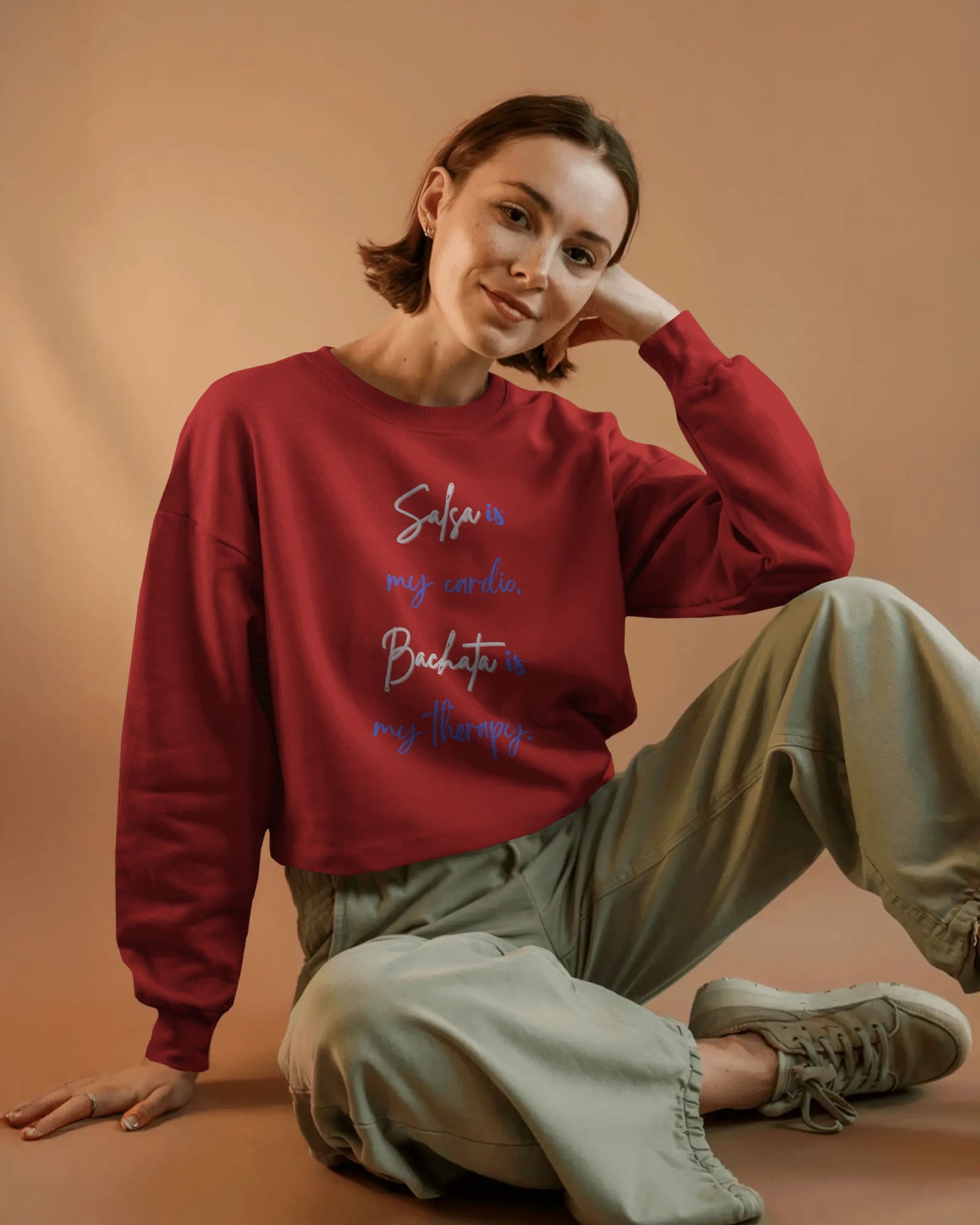 Salsa Is My Cardio Bachata Is My Therapy Sweatshirt | Latin Dancer Crewneck | Dance Quote Pullover | Matching Couple Sweater | BailaFashion