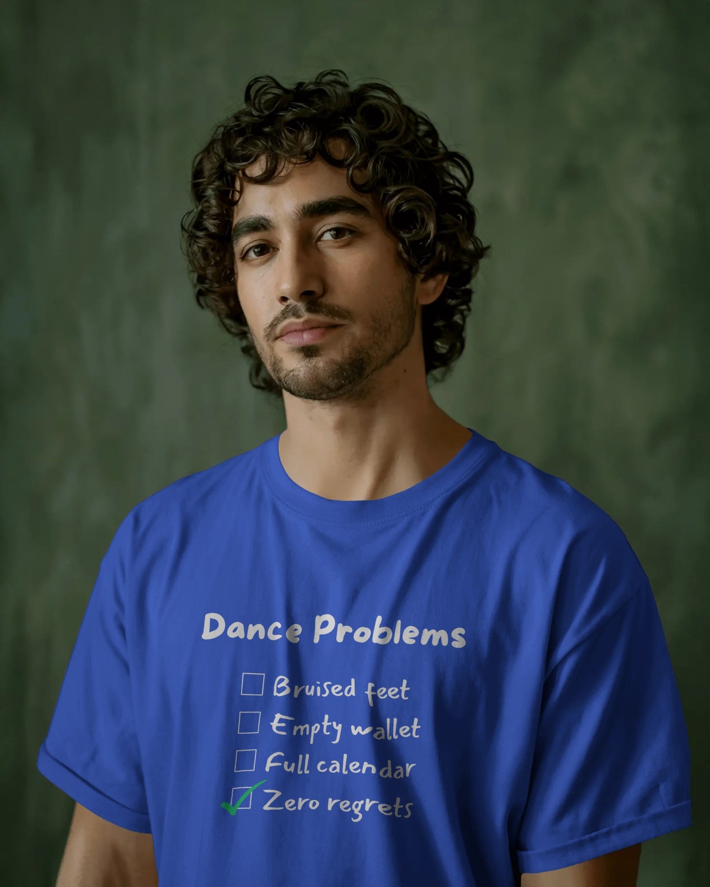 Dance Problems Checklist T-Shirt | Latin Dancer Humor | Salsa Bachata Tee | Zero Regrets Dance Life | Dance Lifestyle | Matching Couple Tops