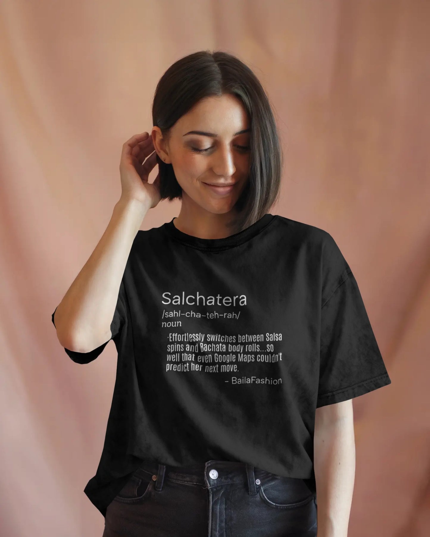 Funny Salsera Bachatera T-Shirt | Women's Salsa Bachata Fusion Tee | Latin Dance Humor Top | Dancer Gift | Practice Wear | Casual Shirt