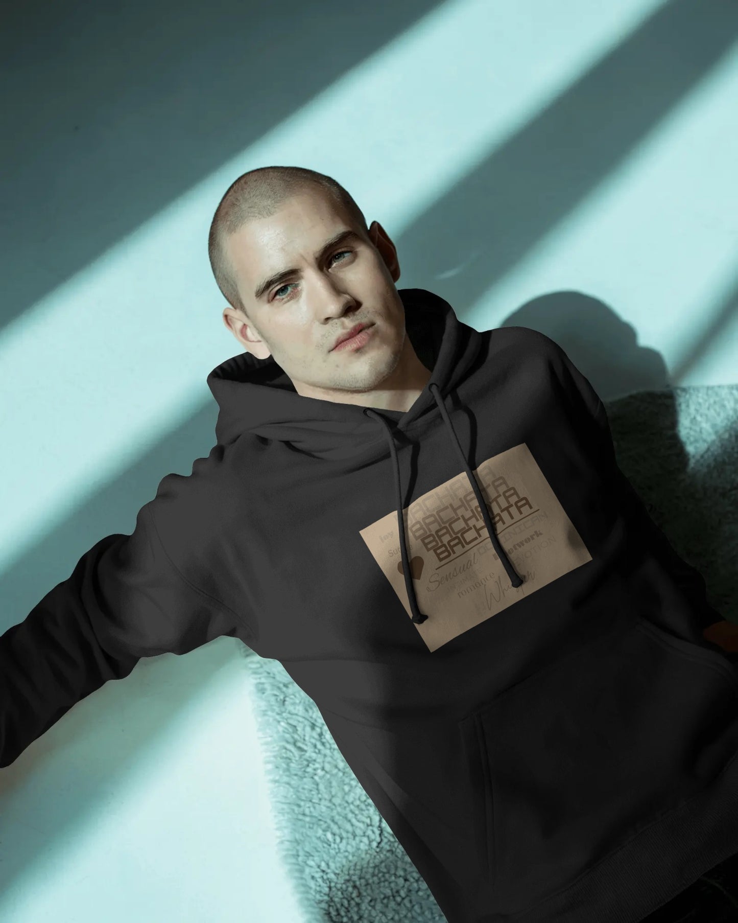 BACHATA Typography Hoodie | Latin Dance Word Art | Dominican Bachata | Sensual Bachata Pullover | BailaFashion Casual Wear Practice Wear