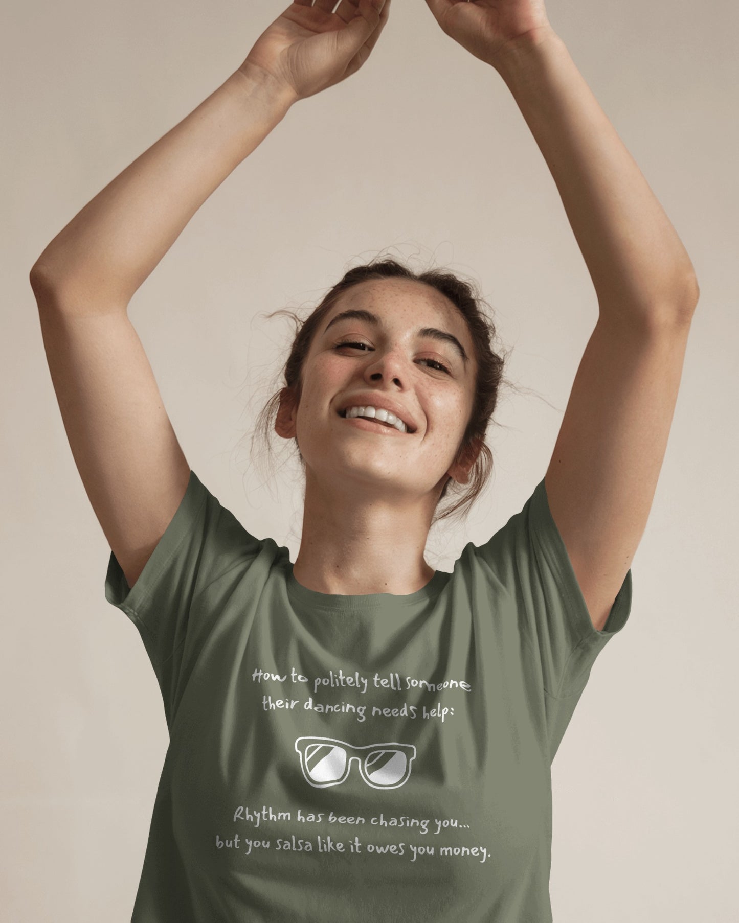 Rhythm Chasing Funny Dancer T-Shirt | Salsa Bachata Humor | Latin Dancer Gift | Dance Studio Tee | Dance Lifestyle | Matching Couple Tops
