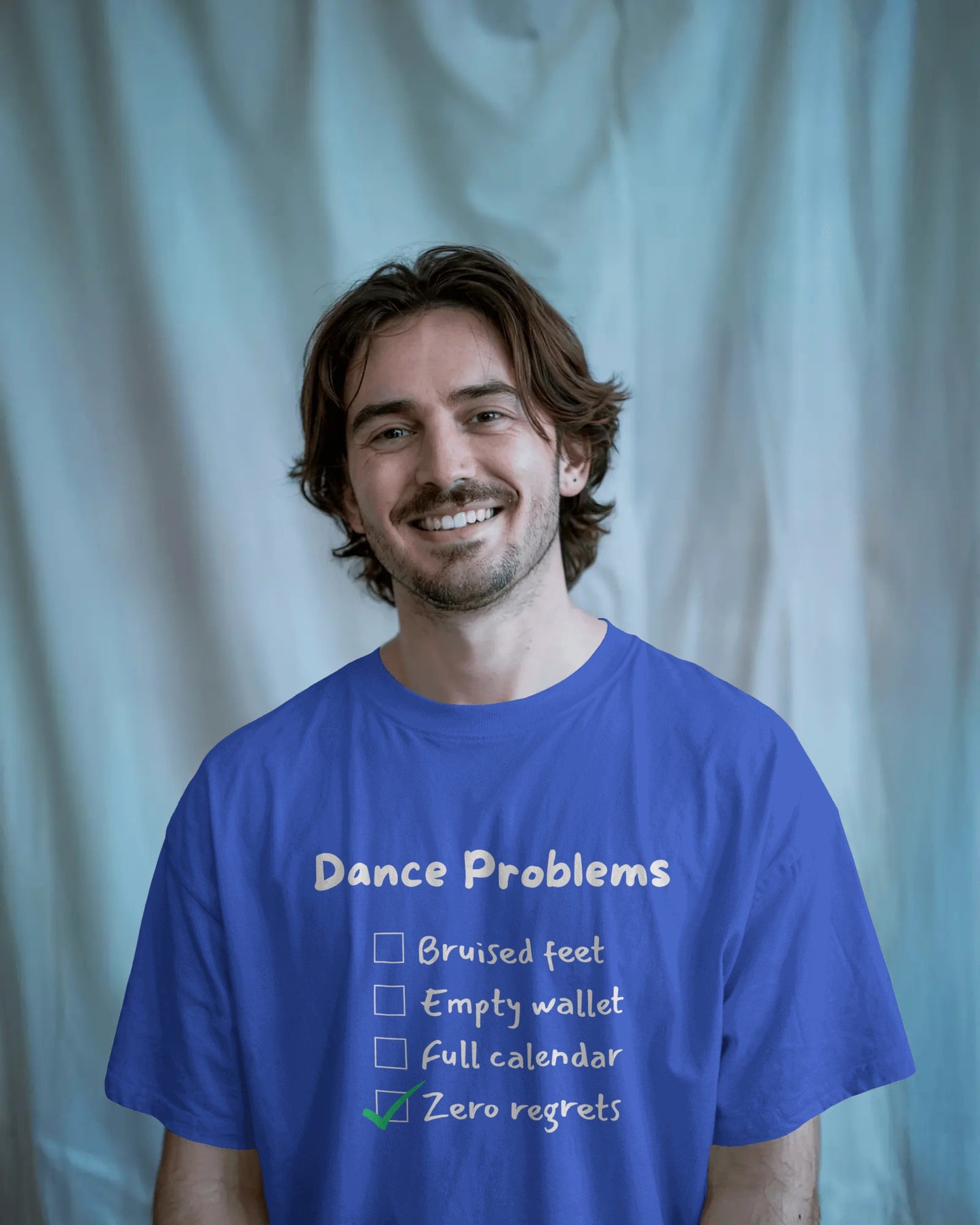 Dance Problems Checklist T-Shirt | Latin Dancer Humor | Salsa Bachata Tee | Zero Regrets Dance Life | Dance Lifestyle | Matching Couple Tops