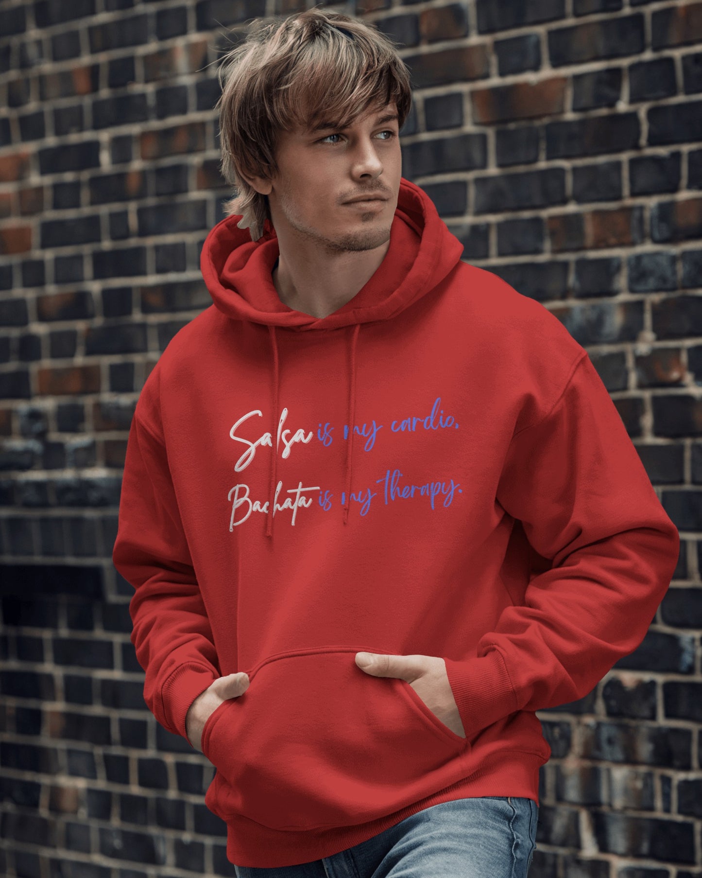 Salsa Is My Cardio Bachata Is My Therapy Hoodie | Latin Dance Quote | Dancer Lifestyle Pullover | Comfy Casual Wear | Matching Couple Hoodie