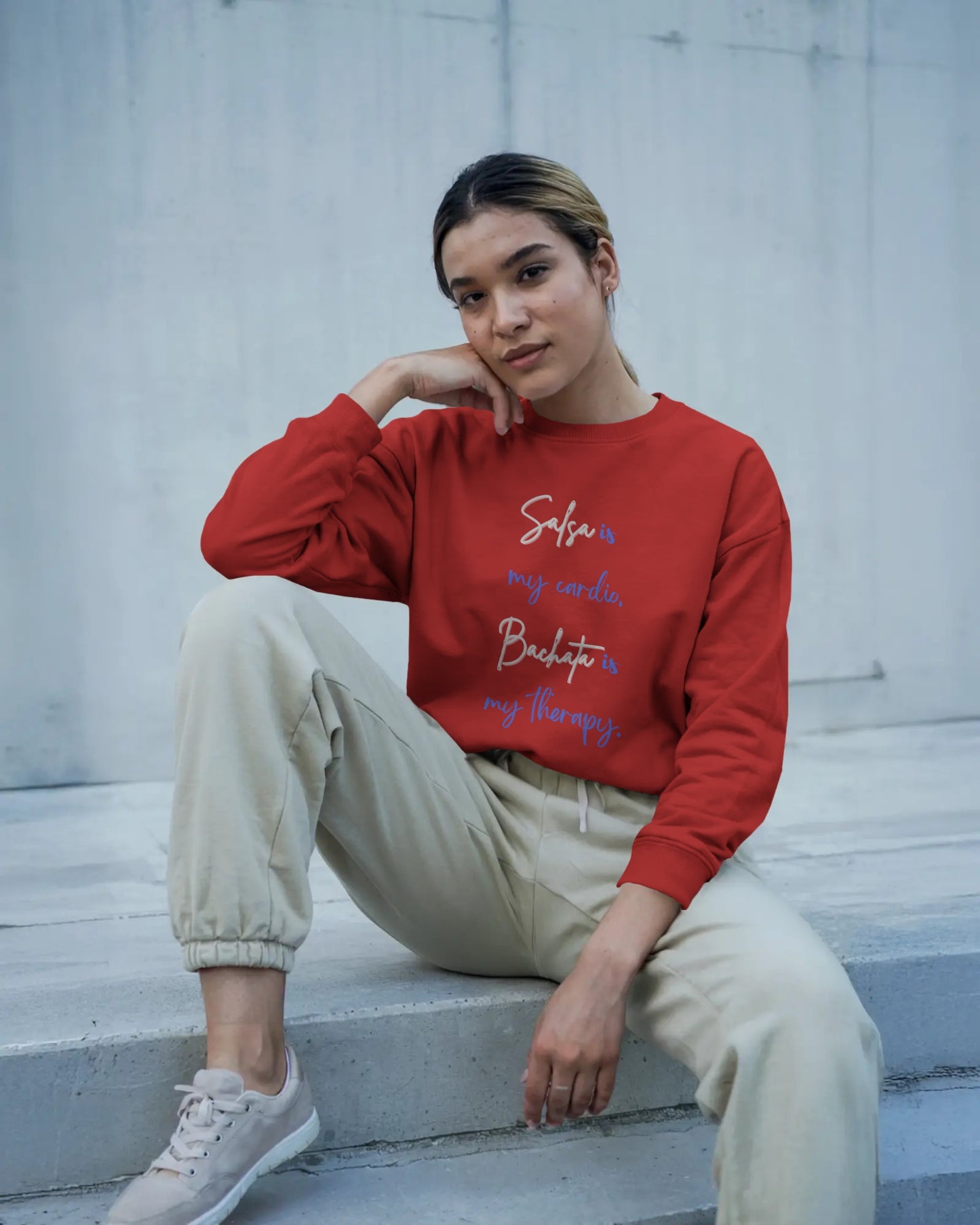 Salsa Is My Cardio Bachata Is My Therapy Sweatshirt | Latin Dancer Crewneck | Dance Quote Pullover | Matching Couple Sweater | BailaFashion
