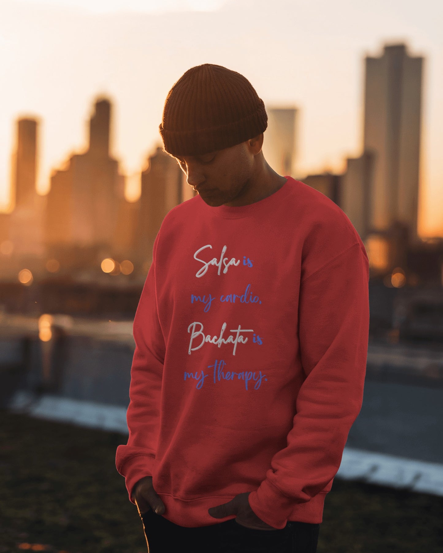 Salsa Is My Cardio Bachata Is My Therapy Sweatshirt | Latin Dancer Crewneck | Dance Quote Pullover | Matching Couple Sweater | BailaFashion