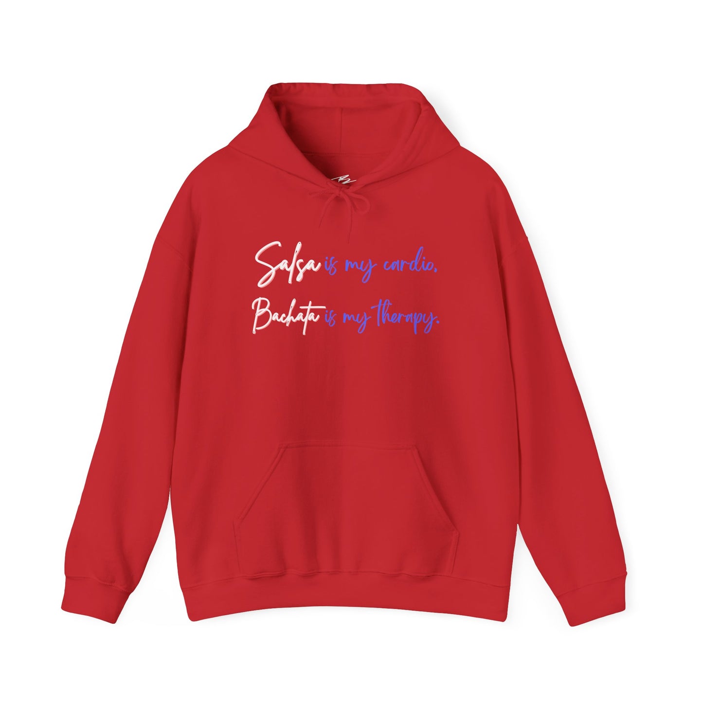Salsa Is My Cardio Bachata Is My Therapy Hoodie | Latin Dance Quote | Dancer Lifestyle Pullover | Comfy Casual Wear | Matching Couple Hoodie