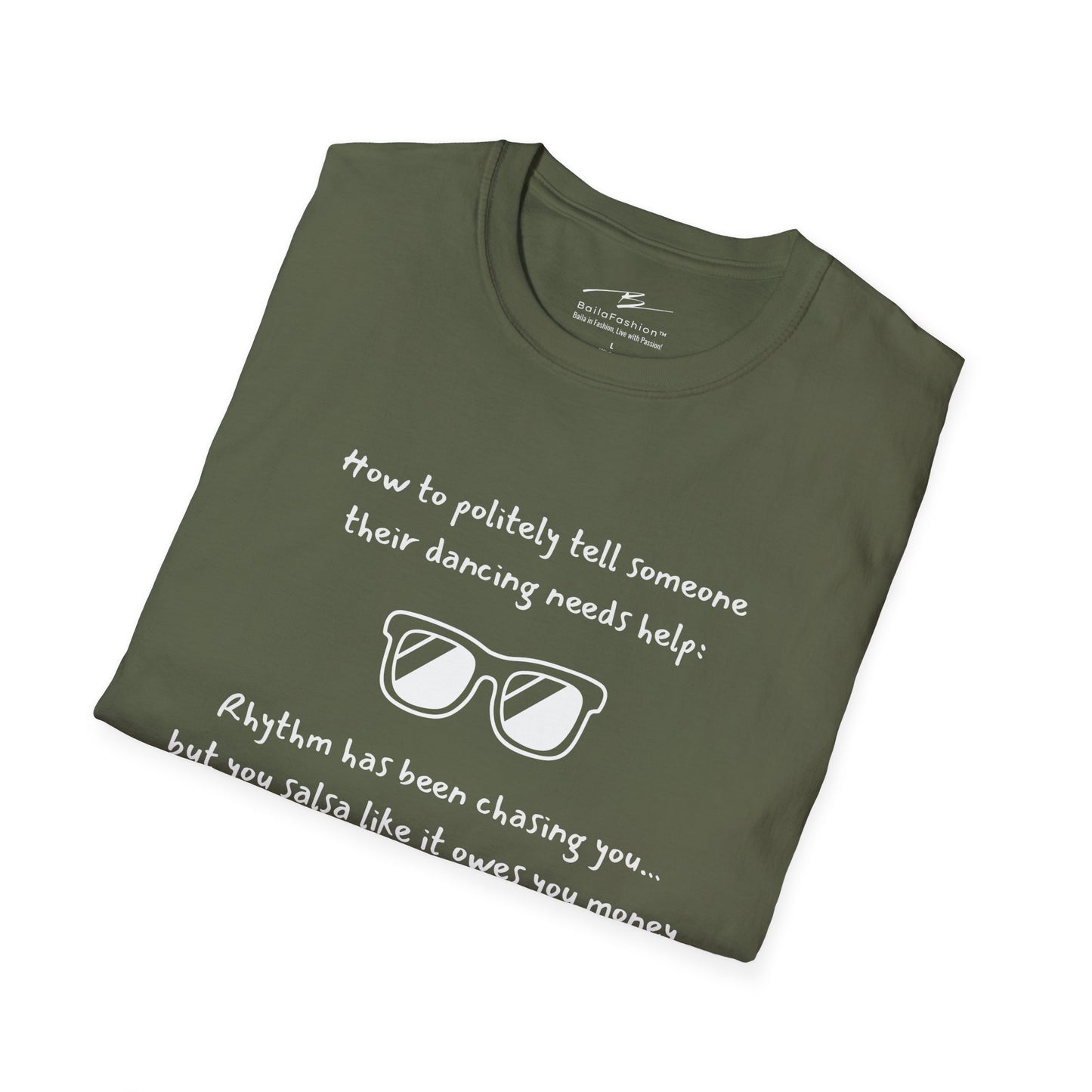 Rhythm Chasing Funny Dancer T-Shirt | Salsa Bachata Humor | Latin Dancer Gift | Dance Studio Tee | Dance Lifestyle | Matching Couple Tops