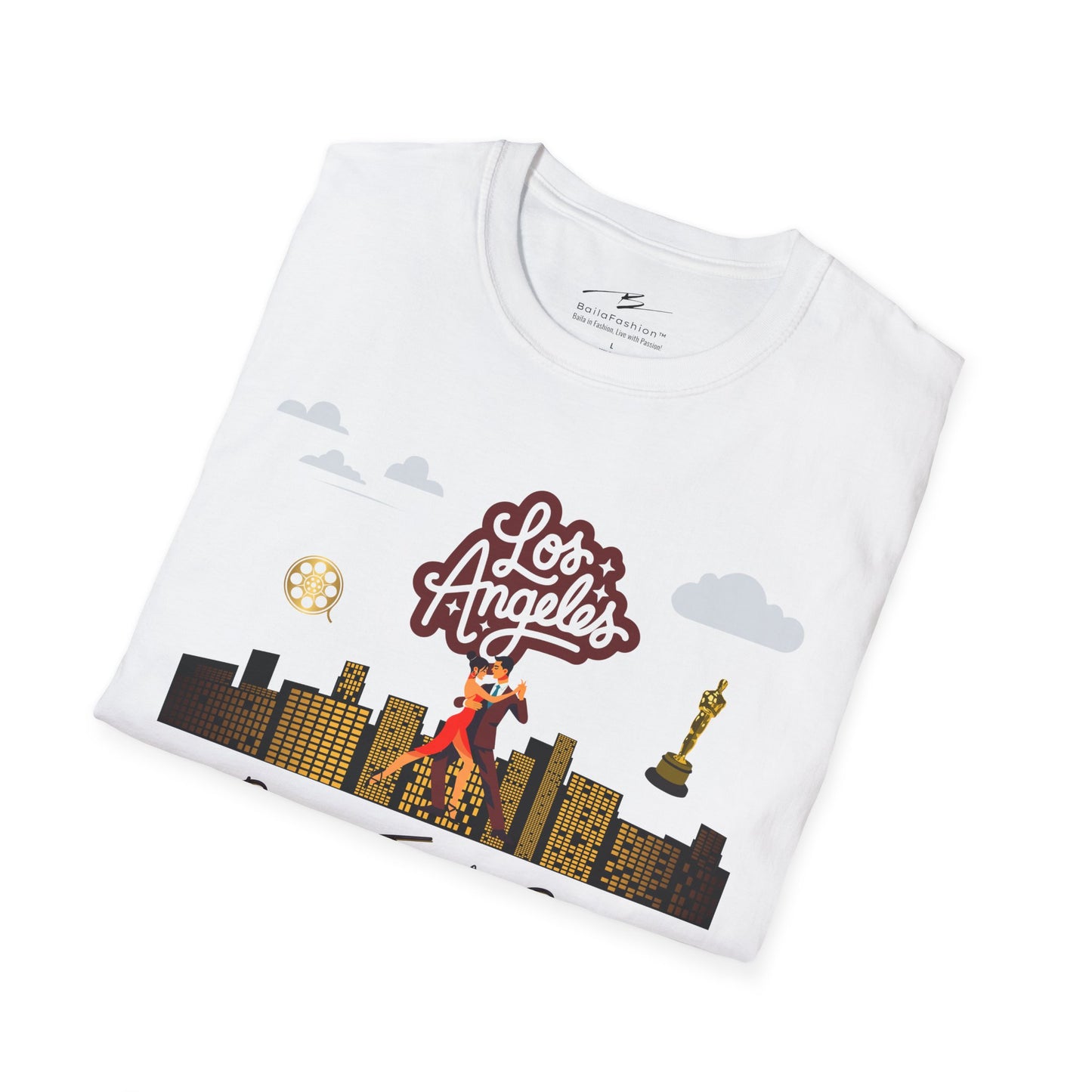 Los Angeles Dance Travel Repeat T-shirt | LA Latin Dance Scene | Hollywood Salsa Bachata | West Coast Dance Gift | BailaFashion Lifestyle