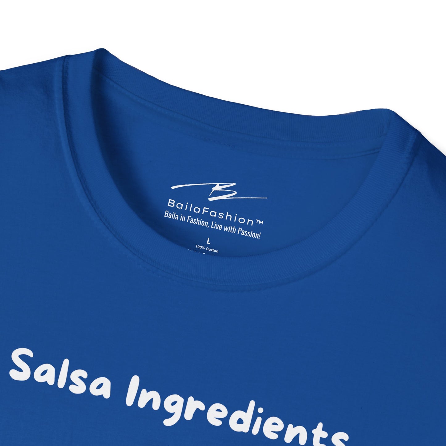 Salsa Ingredients Recipe T-Shirt | Latin Dance Humor | Rhythm Style Attitude | Dancer Gift | Dance Lifestyle | Matching Couple Tops