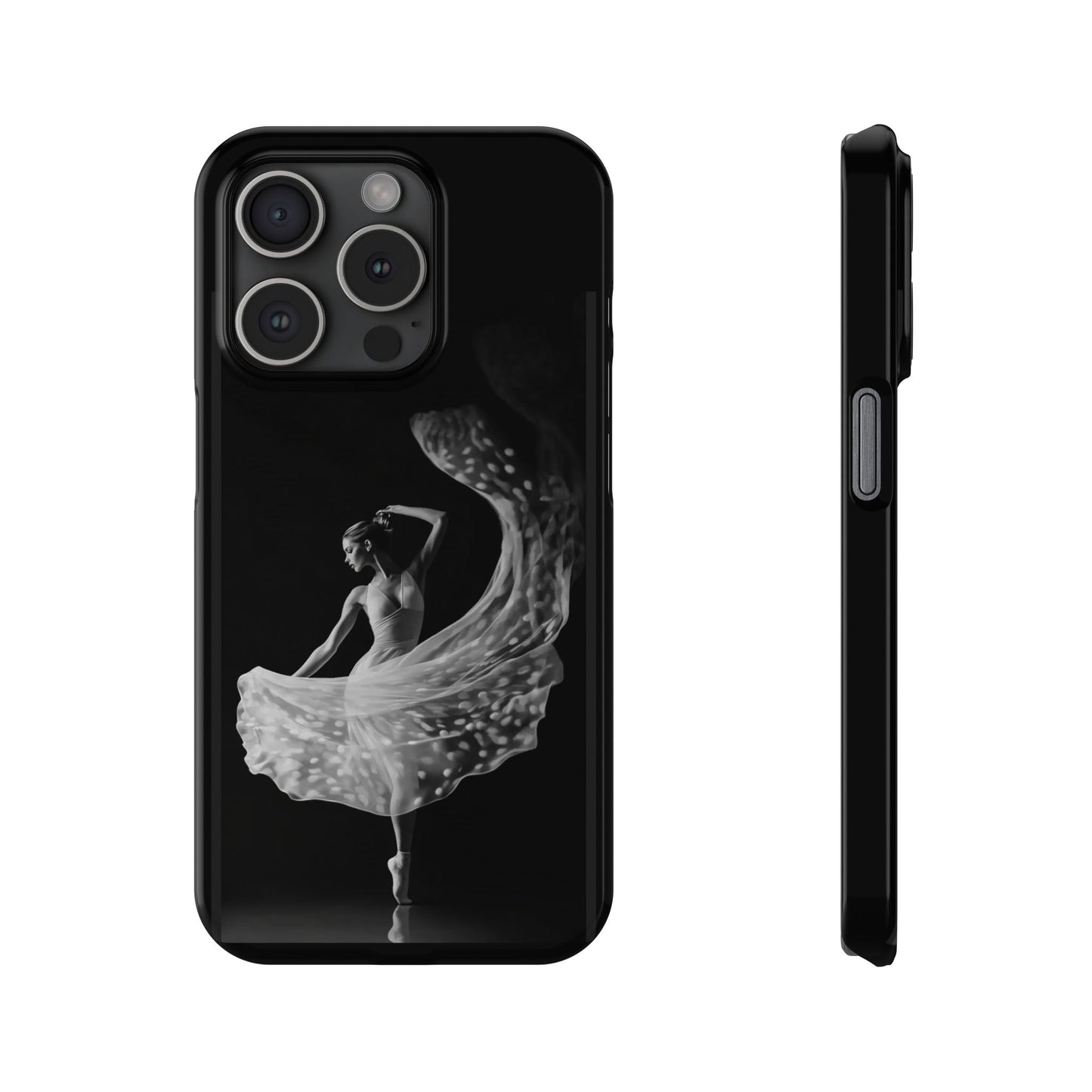 Dancer's Celestial Flow iPhone Case | Ballet Elegance Phone Protection | Starlit Performance Art | Dance Lifestyle | BailaFashion