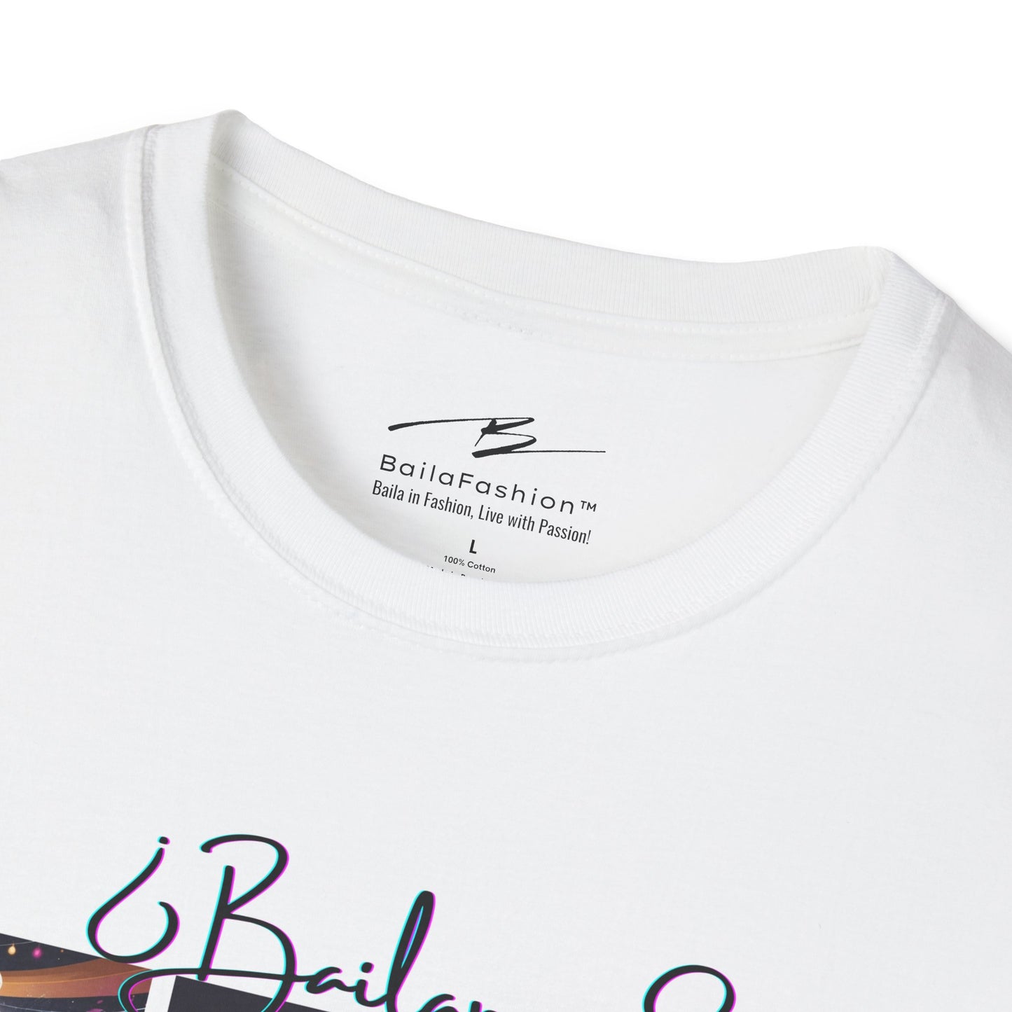 Bailamos? Latin Dance Collage T-Shirt | DJ Cat Salsa Bachata Scenes | Vibrant Dancer Art | BailaFashion Streetwear | Dance Practice Tee