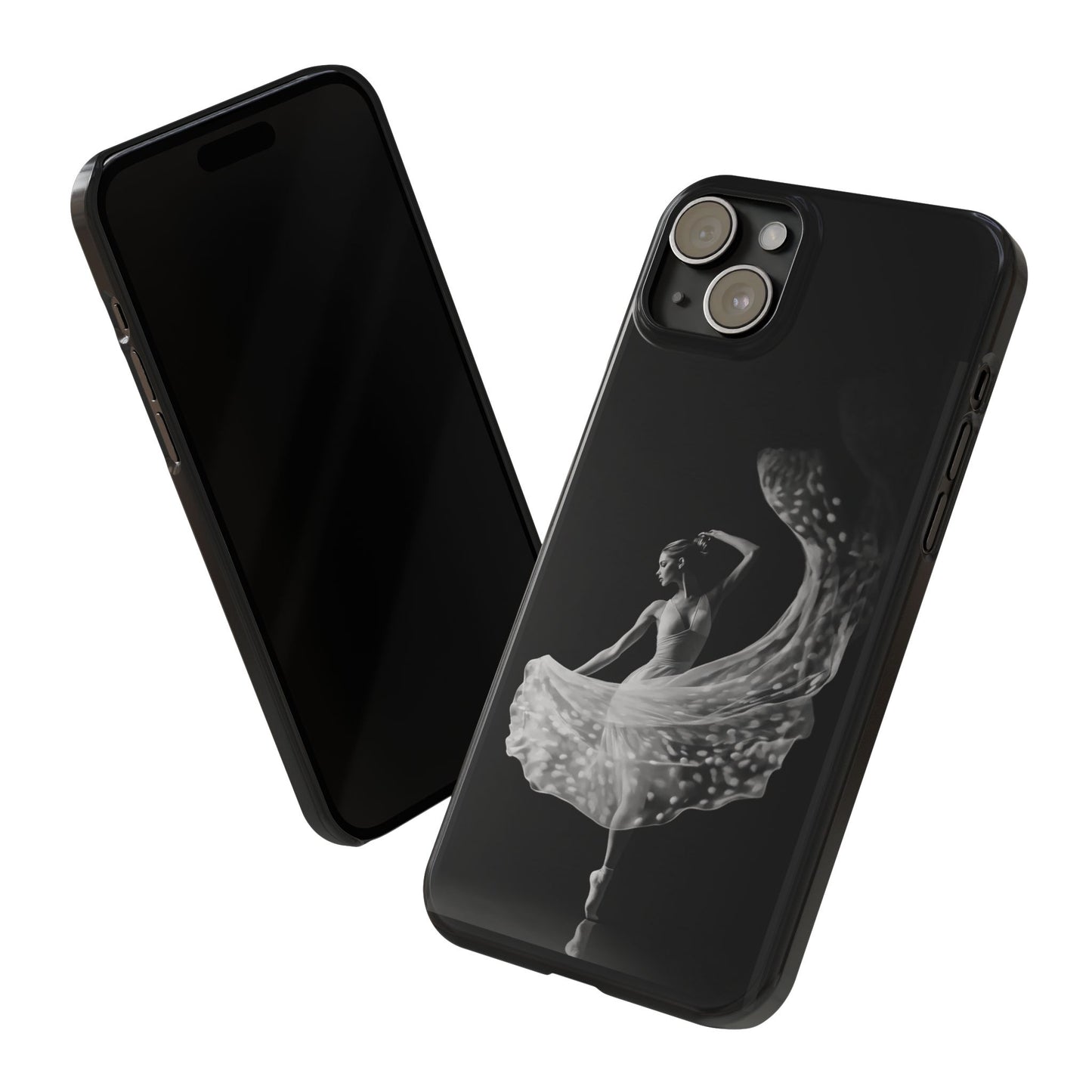 Dancer's Celestial Flow iPhone Case | Ballet Elegance Phone Protection | Starlit Performance Art | Dance Lifestyle | BailaFashion