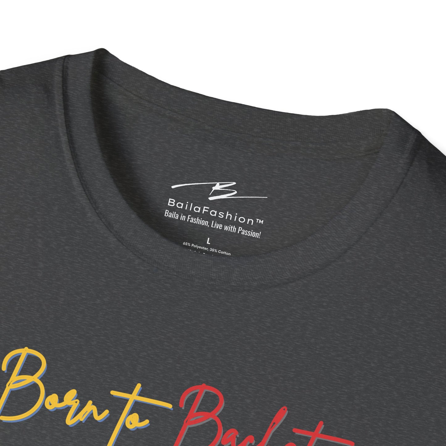 Born To Bachata, Forced To Work T-Shirt | Latin Dance Tee | Vibrant Bachetero Bachatera Dancer Shirt | Funny Gift | Colorful Dance Apparel