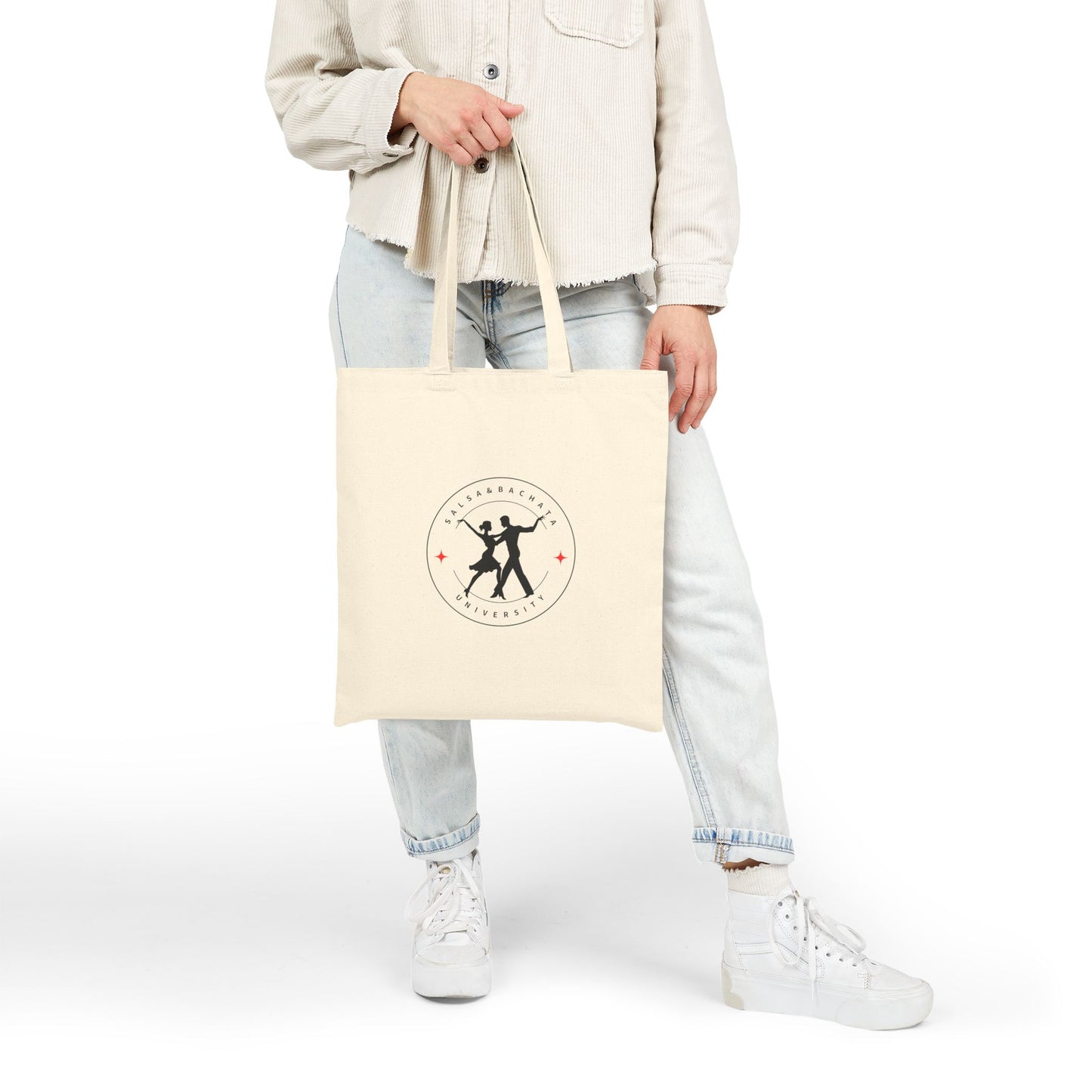 Salsa & Bachata University Tote Bag | Latin Dance Academy | Partner Dance School Design | Dancer Study Canvas