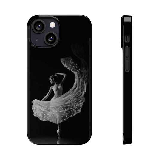 Dancer's Celestial Flow iPhone Case | Ballet Elegance Phone Protection | Starlit Performance Art | Dance Lifestyle | BailaFashion