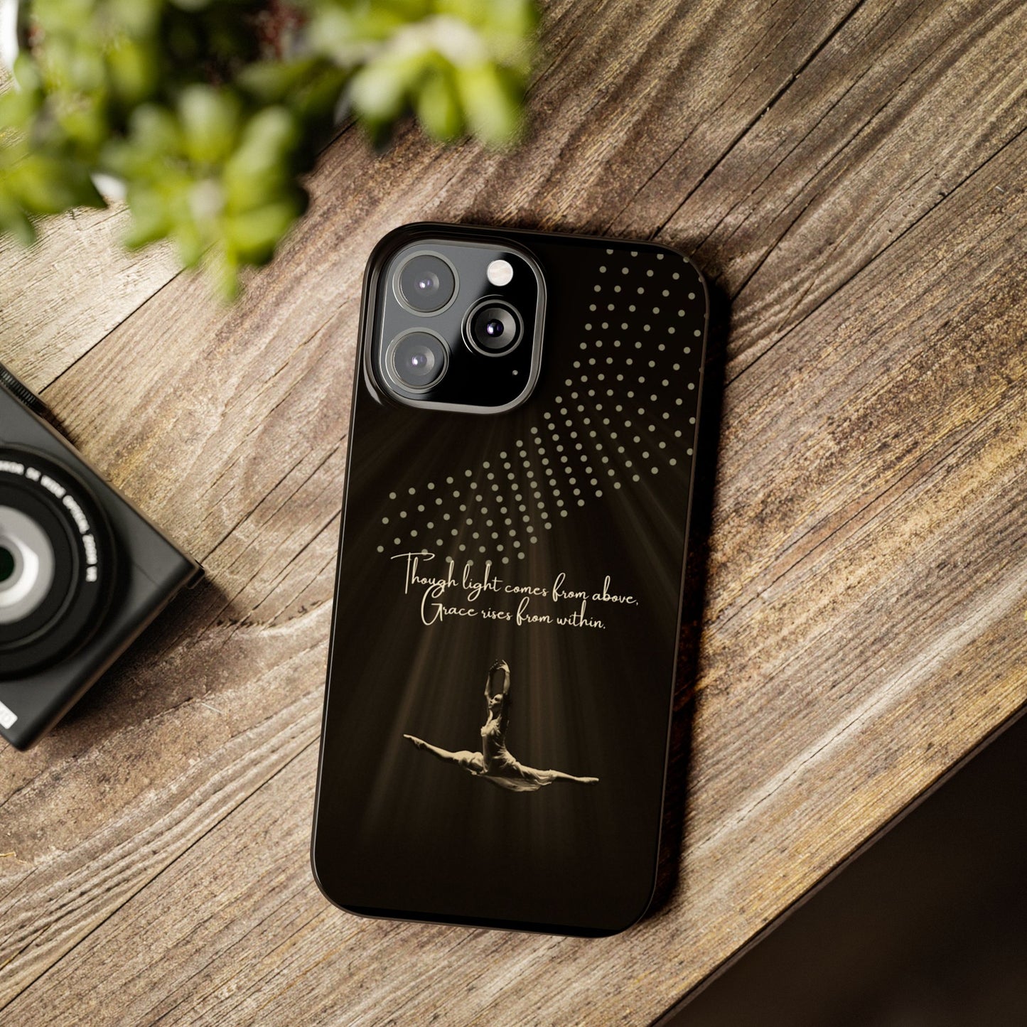 Divine Flight iPhone Case | Ballet Grace Art | Inspirational Dance Quote | Dance Lifestyle | BailaFashion