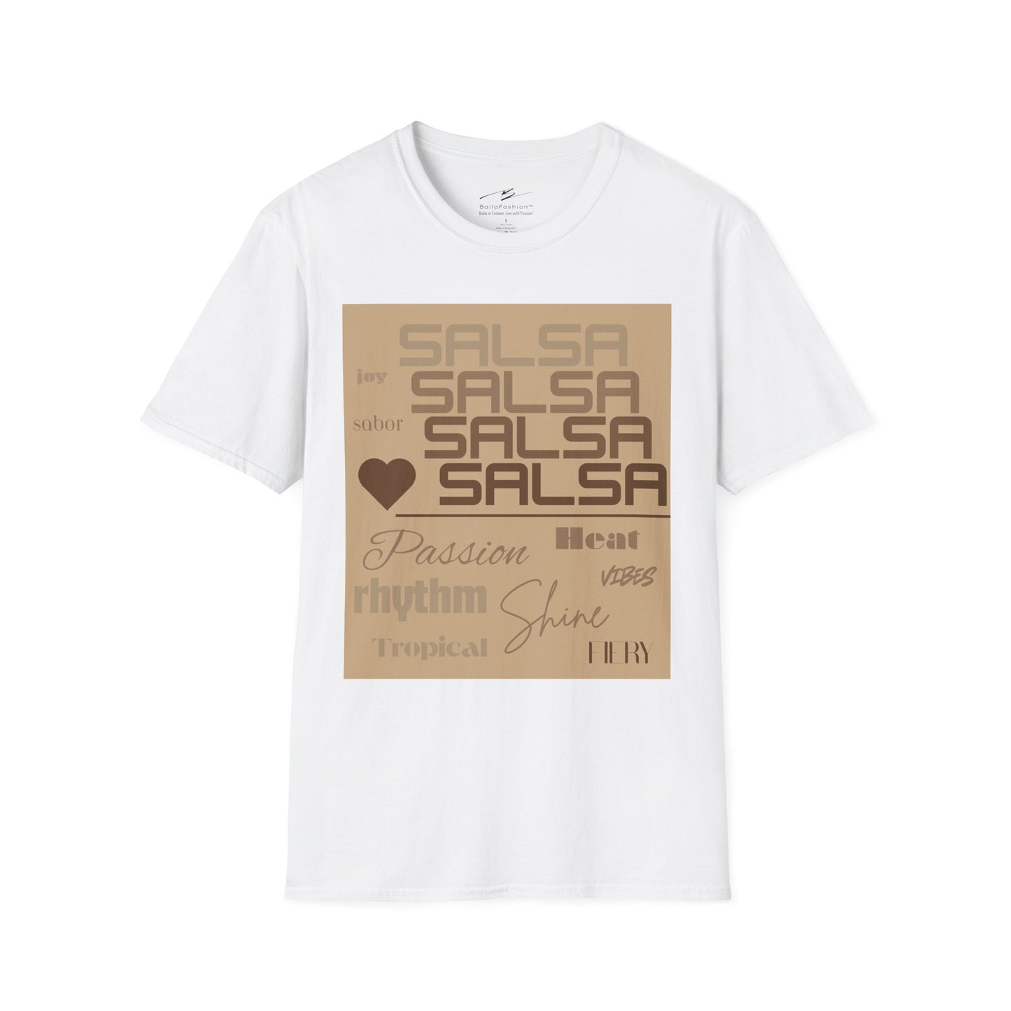 Salsa Essence Dancer T-Shirt | Latin Dance Typography Tee | Rhythm Passion Energy | Salsa Dancer Gift | Matching Couple Tops | BailaFashion