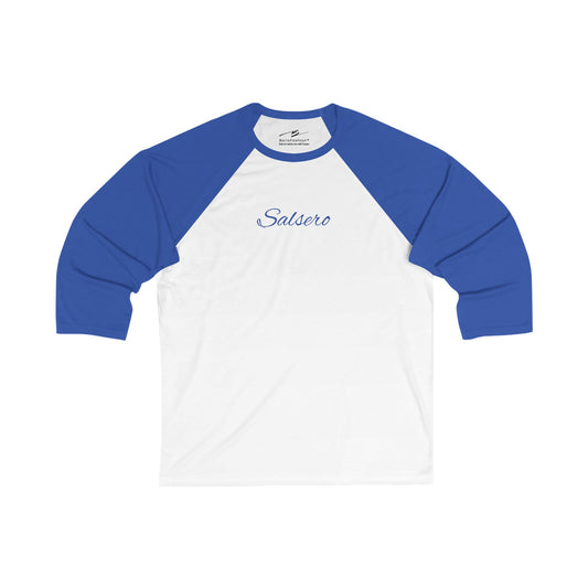 Salsero 3/4 Sleeve Baseball T-Shirt | Latin Dance Identity Raglan Tee | Men's Salsa Dancer Gift | Dance Lifestyle Fashion | Couple Tops