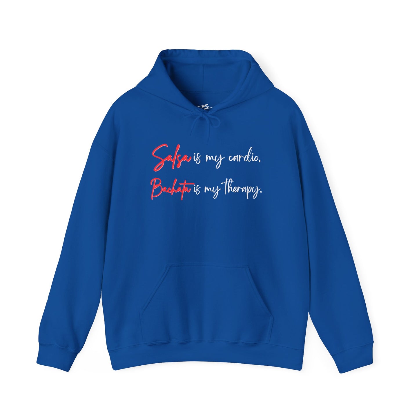 Salsa Is My Cardio Bachata Is My Therapy Hoodie | Latin Dance Quote | Dancer Lifestyle Pullover | Comfy Casual Wear | Matching Couple Hoodie