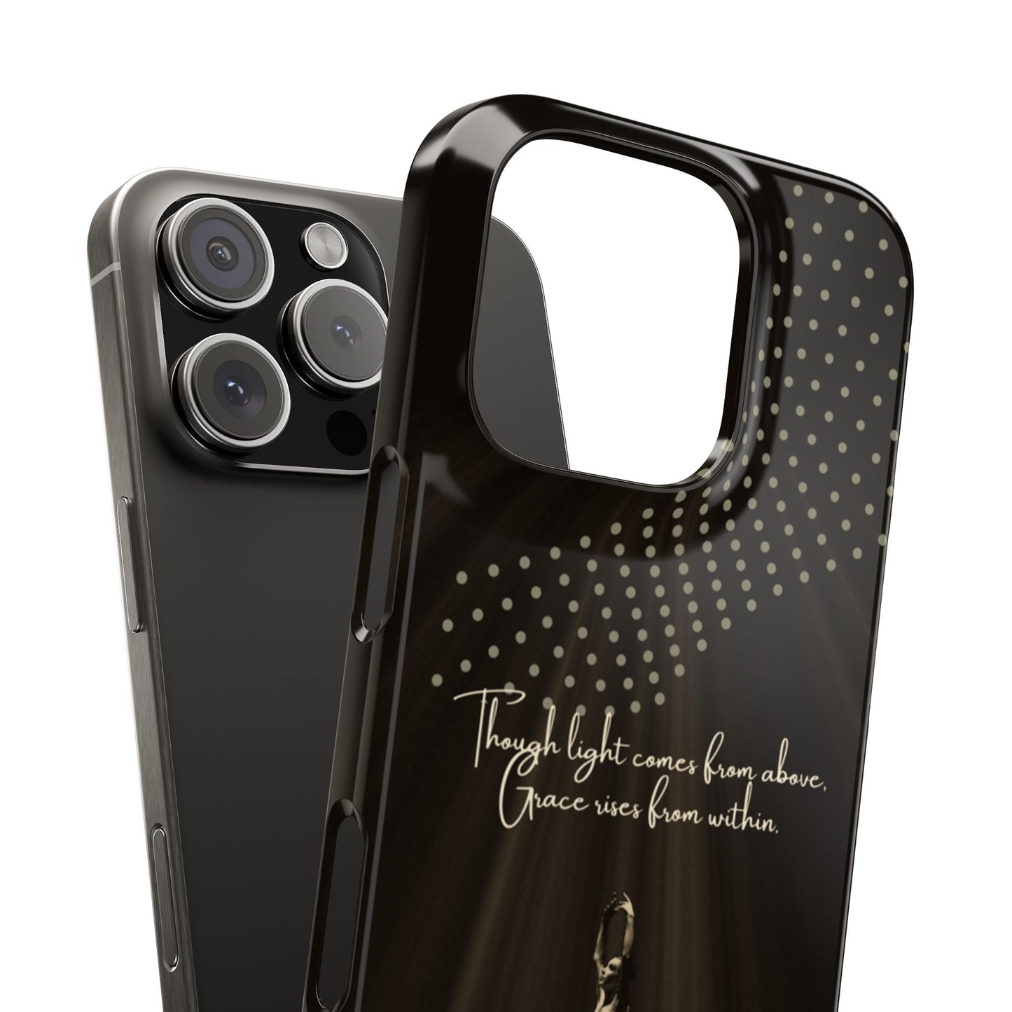 Divine Flight iPhone Case | Ballet Grace Art | Inspirational Dance Quote | Dance Lifestyle | BailaFashion