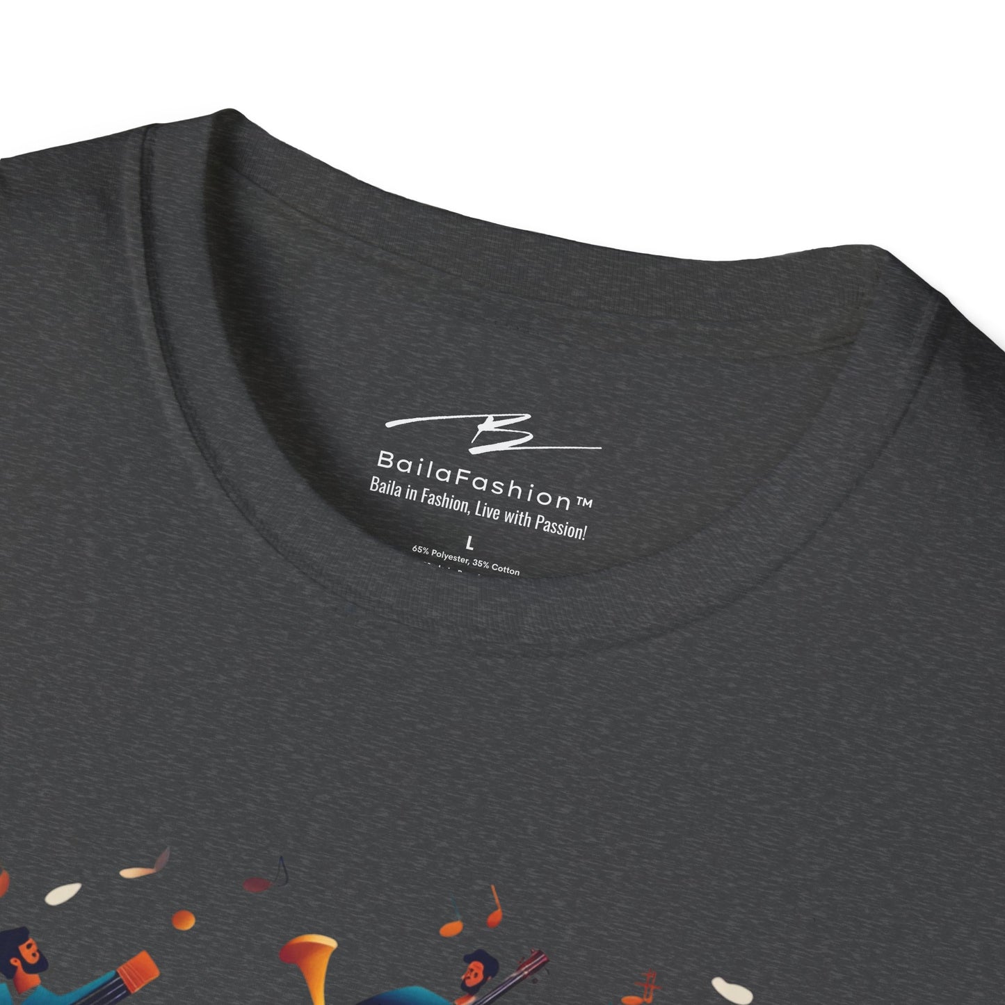 Salsa Orchestra T-Shirt | Latin Band Illustration | Musician Dance Art | Unisex Vibrant Music Tee | Studio Practice Wear | Dance Lifestyle