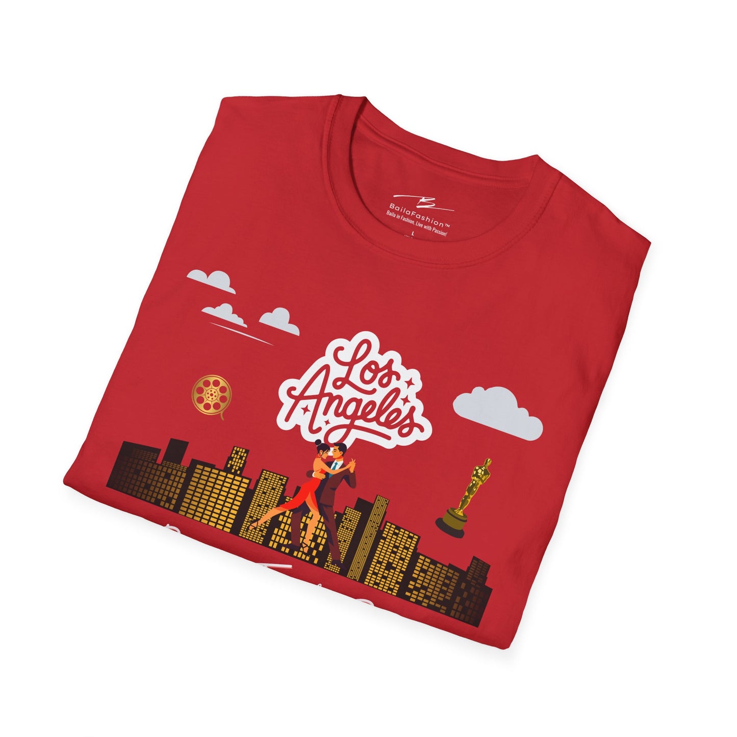 Los Angeles Dance Travel Repeat T-shirt | LA Latin Dance Scene | Hollywood Salsa Bachata | West Coast Dance Gift | BailaFashion Lifestyle