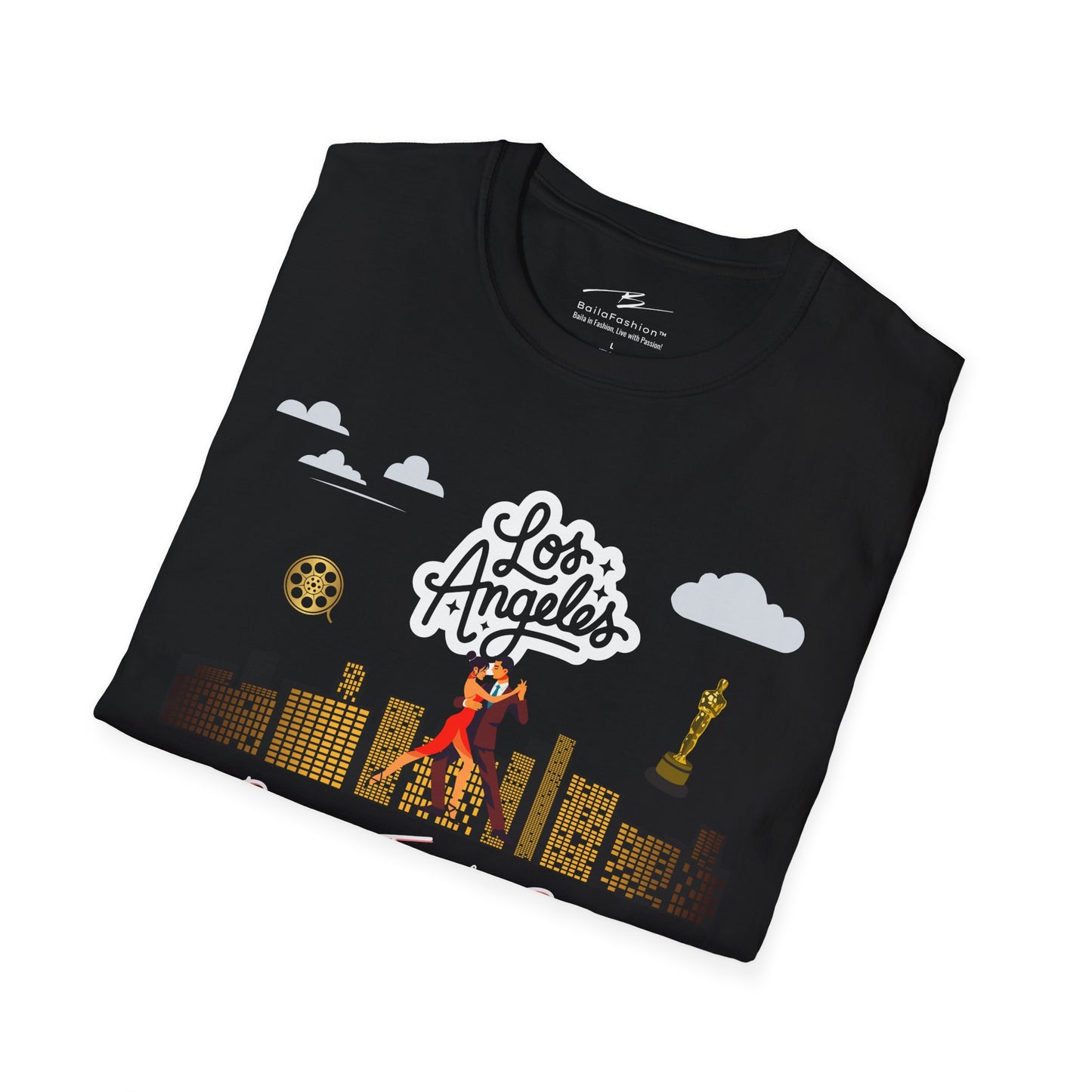 Los Angeles Dance Travel Repeat T-shirt | LA Latin Dance Scene | Hollywood Salsa Bachata | West Coast Dance Gift | BailaFashion Lifestyle