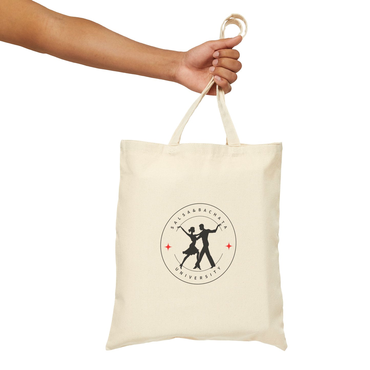 Salsa & Bachata University Tote Bag | Latin Dance Academy | Partner Dance School Design | Dancer Study Canvas