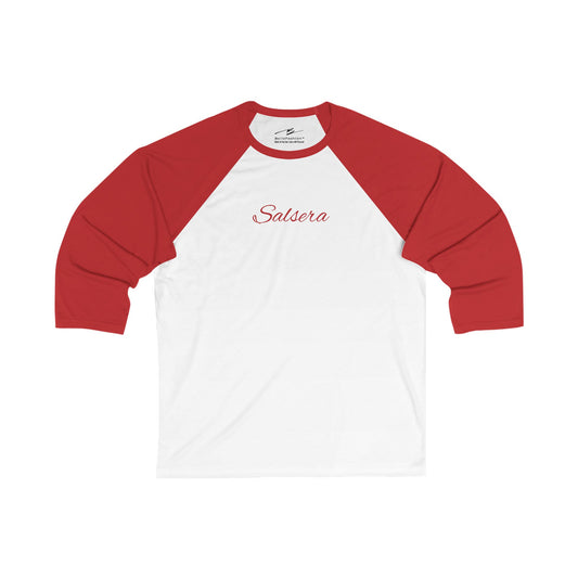 Salsera 3/4 Sleeve Baseball T-Shirt | Latin Dance Identity Raglan Tee | Women's Salsa Dancer Gift | Dance Lifestyle | Matching Couple Tops