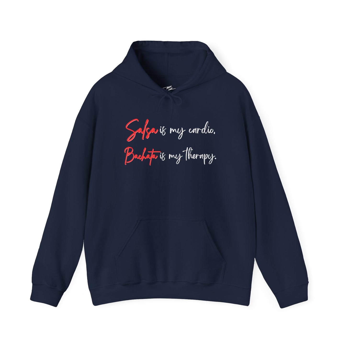 Salsa Is My Cardio Bachata Is My Therapy Hoodie | Latin Dance Quote | Dancer Lifestyle Pullover | Comfy Casual Wear | Matching Couple Hoodie