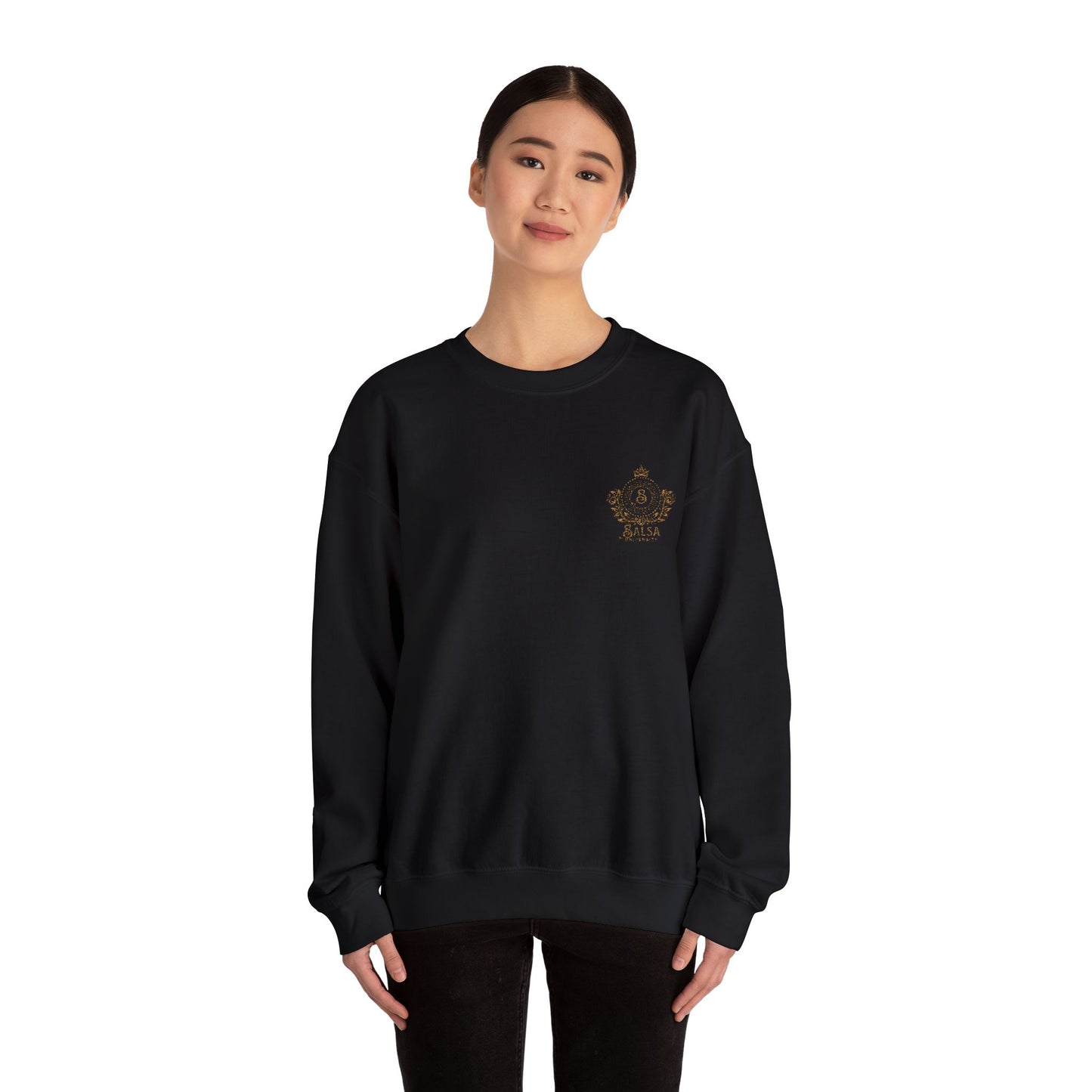 Embroidered Salsa University Sweatshirt | Elite Dance Academy Crewneck | Minimalist Latin Dancer Gift | Dance Lifestyle | Couple Sweater