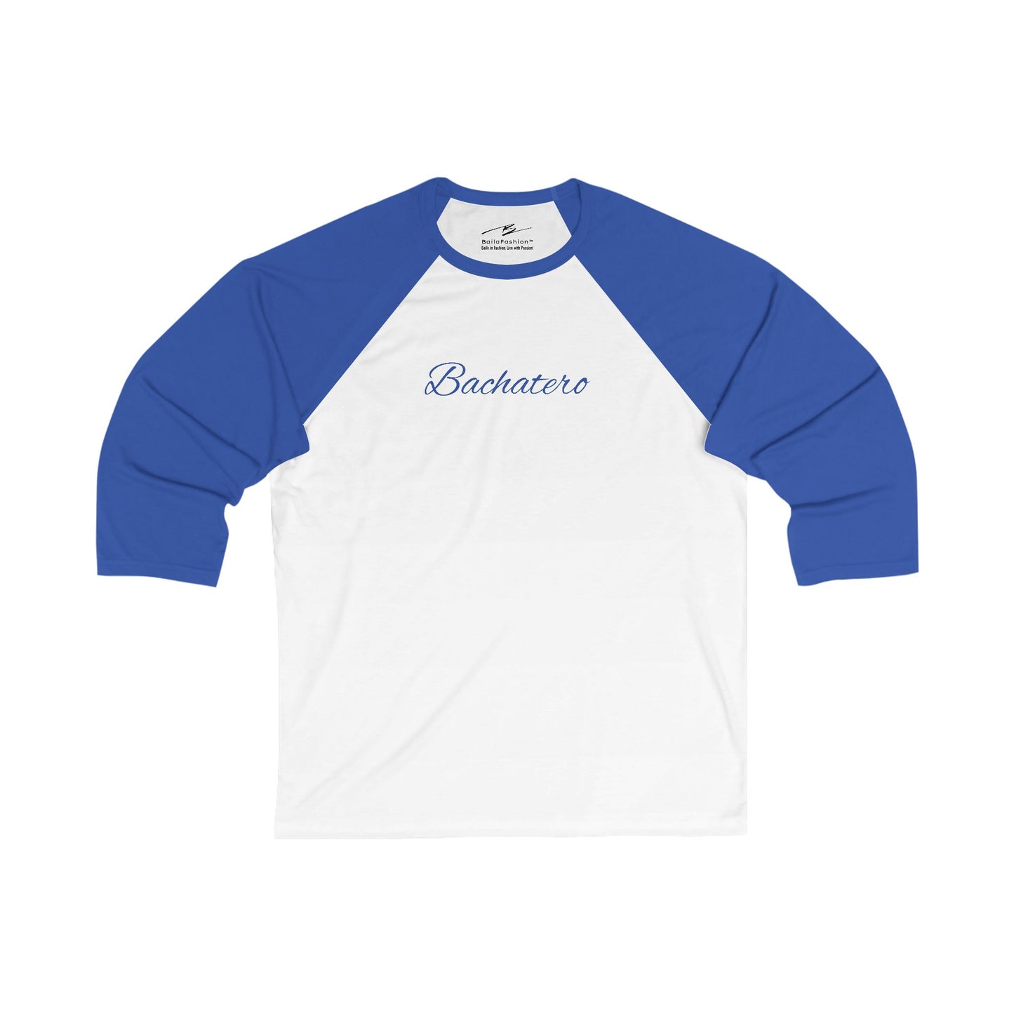 Bachatero 3/4 Sleeve Baseball T-Shirt | Latin Dance Identity Raglan Tee | Men's Bachata Dancer Gift | Dance Lifestyle Fashion | Couple Tops