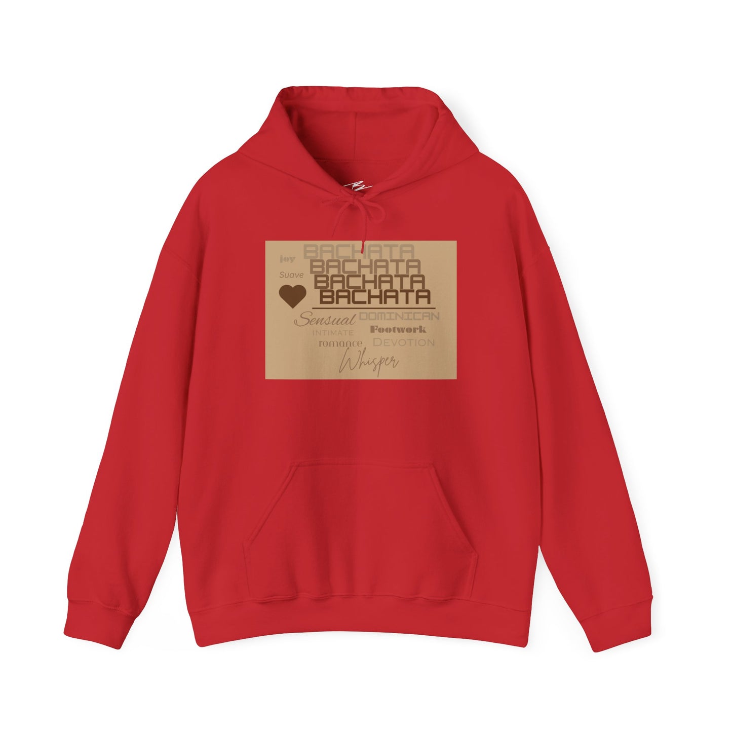 BACHATA Typography Hoodie | Latin Dance Word Art | Dominican Bachata | Sensual Bachata Pullover | BailaFashion Casual Wear Practice Wear