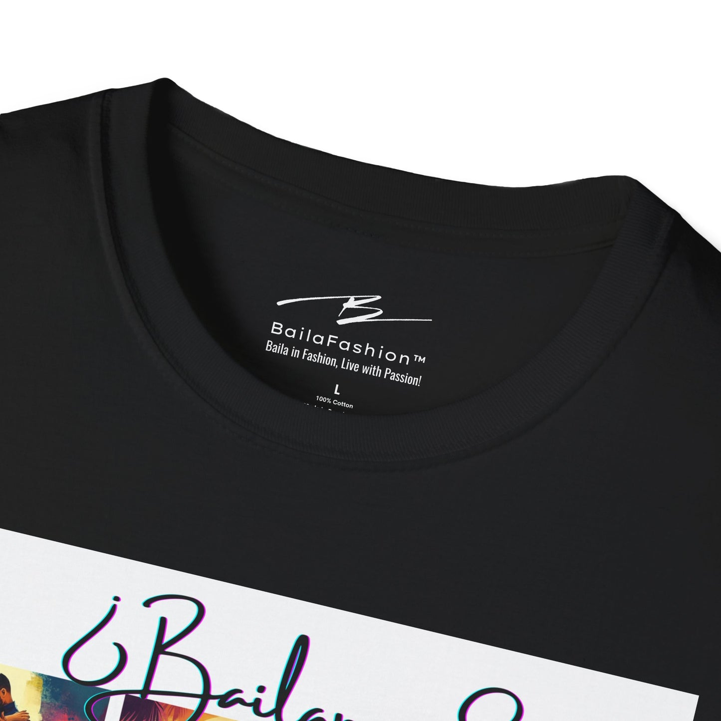 Bailamos? Latin Dance Collage T-Shirt | DJ Dog Salsa Bachata Scenes | Vibrant Dance Art | BailaFashion Streetwear | Dance Practice Tee