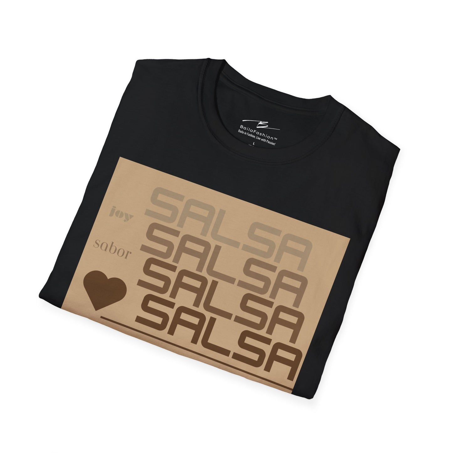 Salsa Essence Dancer T-Shirt | Latin Dance Typography Tee | Rhythm Passion Energy | Salsa Dancer Gift | Matching Couple Tops | BailaFashion