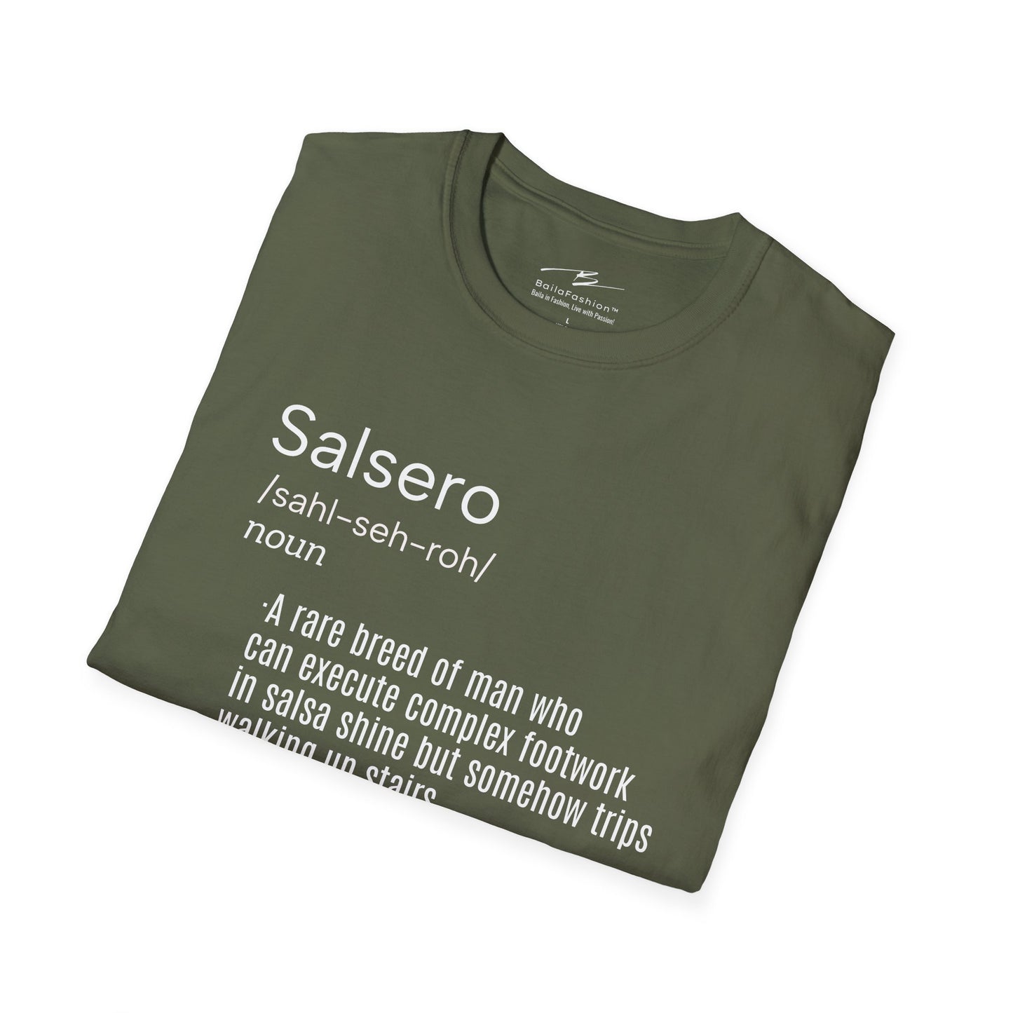 SALSERO Definition T-Shirt | Funny Salsa Dancing Tee | Dancer Dictionary Shirt | Latin Dance Humor Gift | Salsa Dancer Apparel | Daily Wear