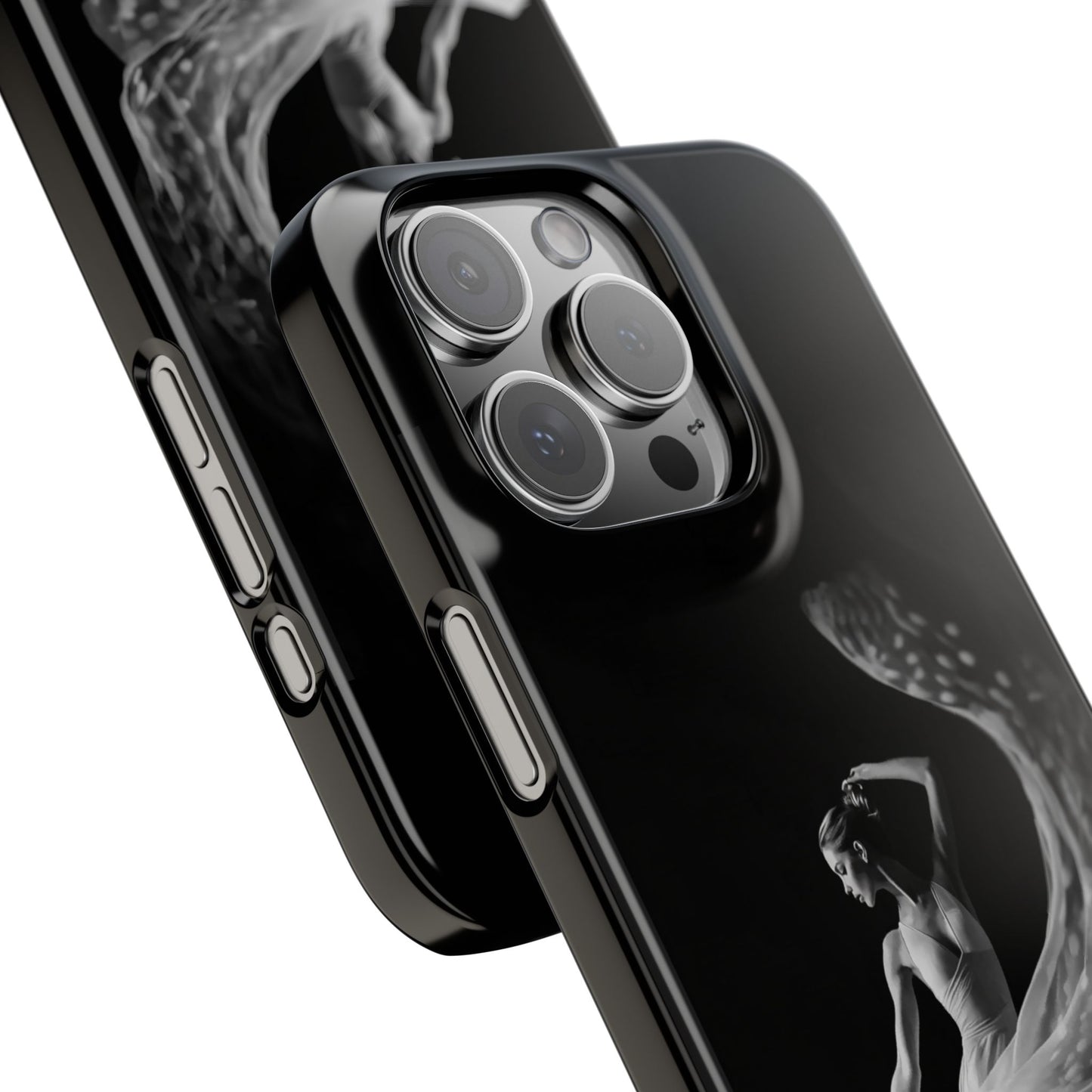 Dancer's Celestial Flow iPhone Case | Ballet Elegance Phone Protection | Starlit Performance Art | Dance Lifestyle | BailaFashion