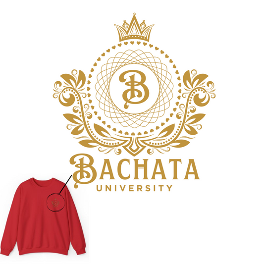 Bachata University Embroidered Sweatshirt | Elite Dance Academy Crewneck | Matching Couple Tops | Dance Lifestyle