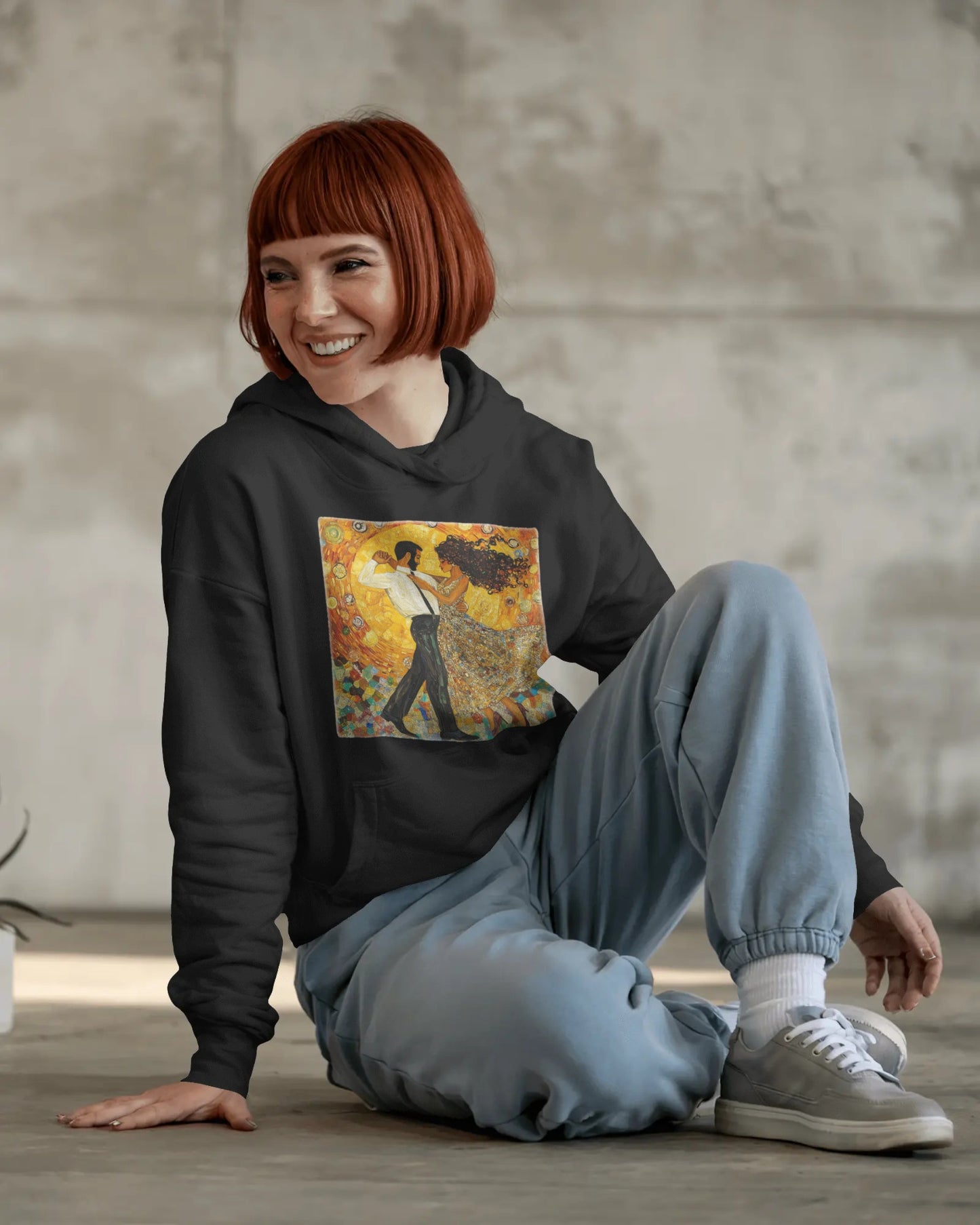 Golden Rhythm Dance Hoodie | Premium Salsa Bachata Apparel | Latin Dancer Gift | Vibrant Dance Art | BailaFashion Dance Lifestyle