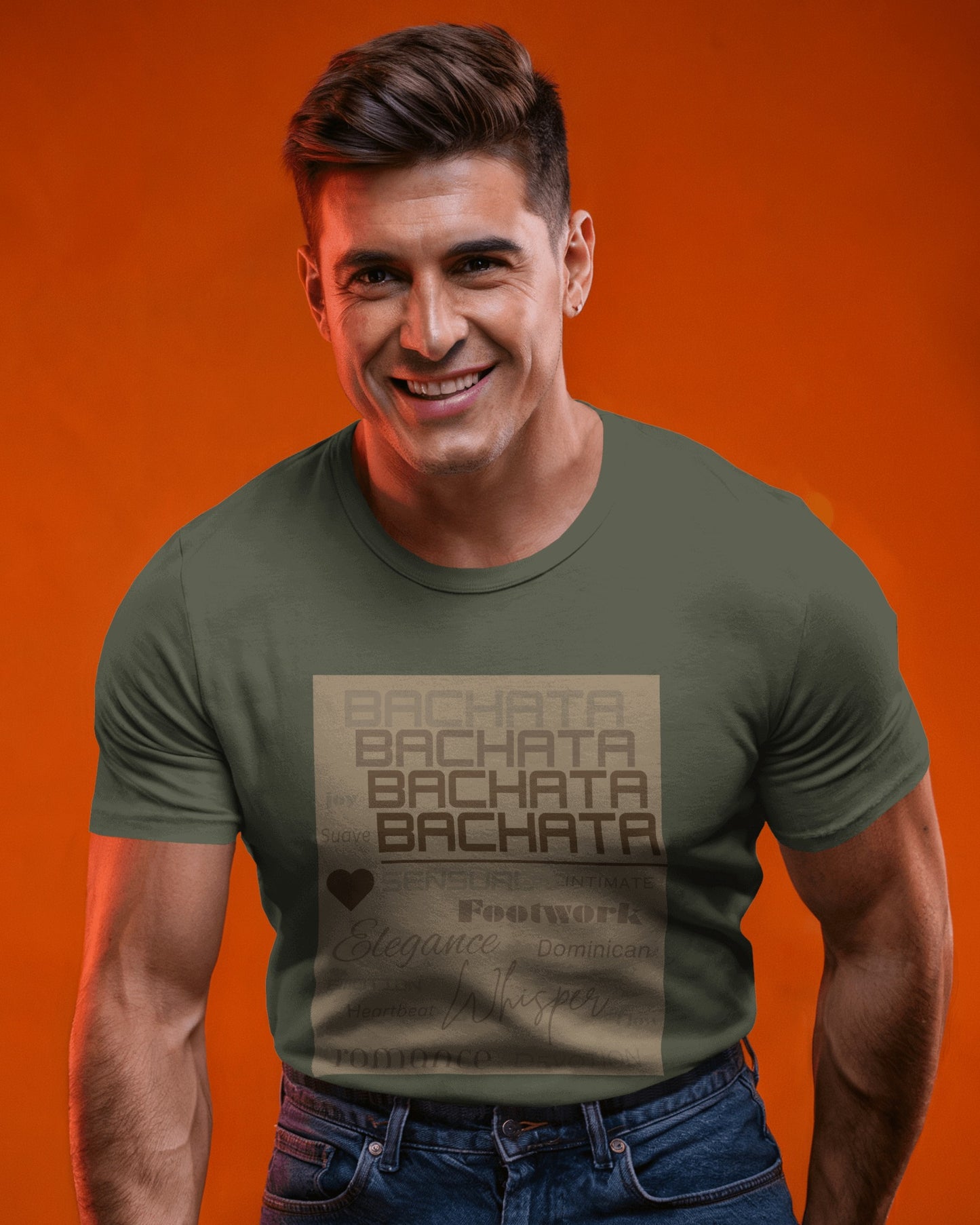 Bachata Essence T-Shirt | Latin Dance Typography Tee | Sensual Rhythm Elegance | Bachata Dancer Gift | BailaFashion Studio Dancewear