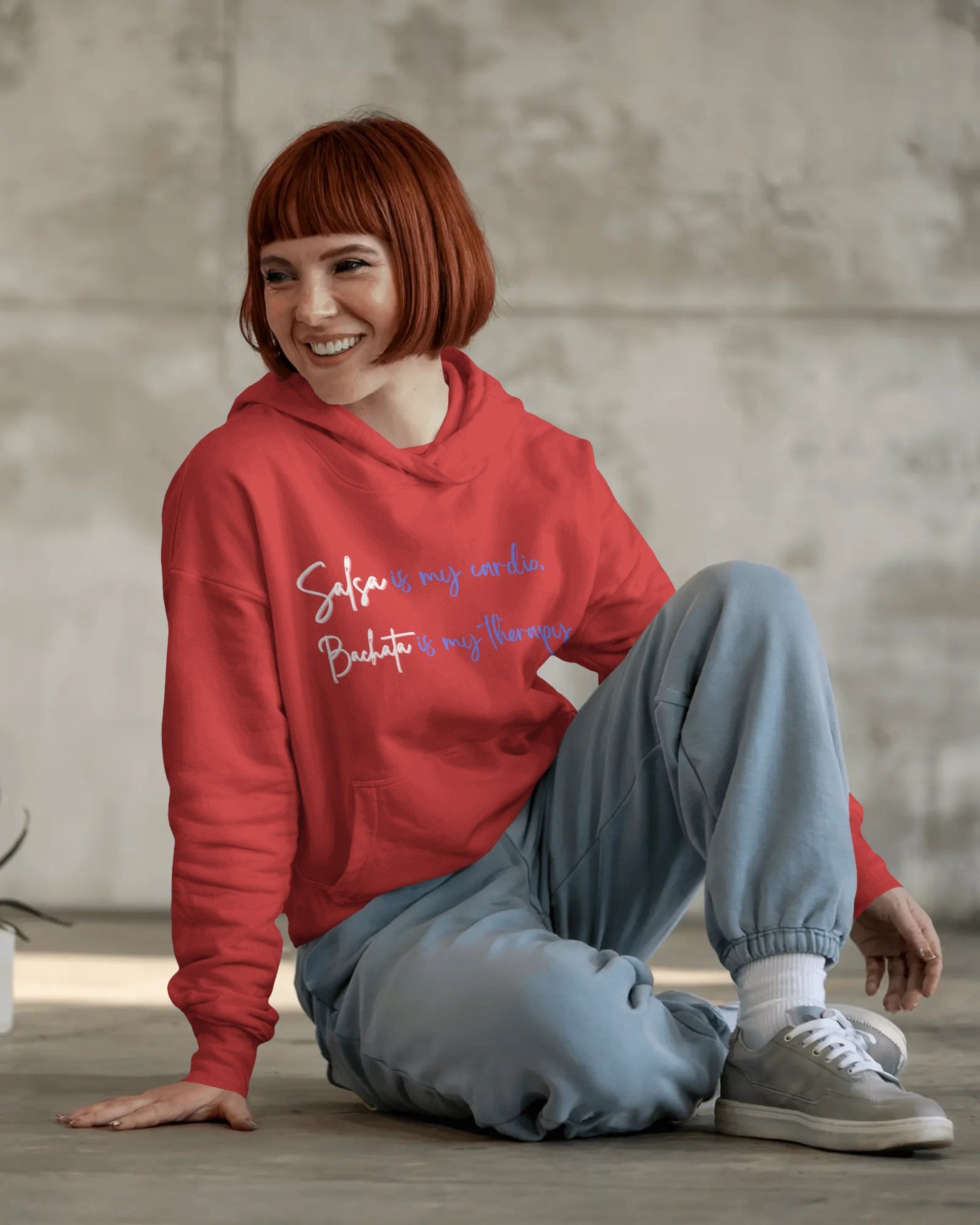 Salsa Is My Cardio Bachata Is My Therapy Hoodie | Latin Dance Quote | Dancer Lifestyle Pullover | Comfy Casual Wear | Matching Couple Hoodie