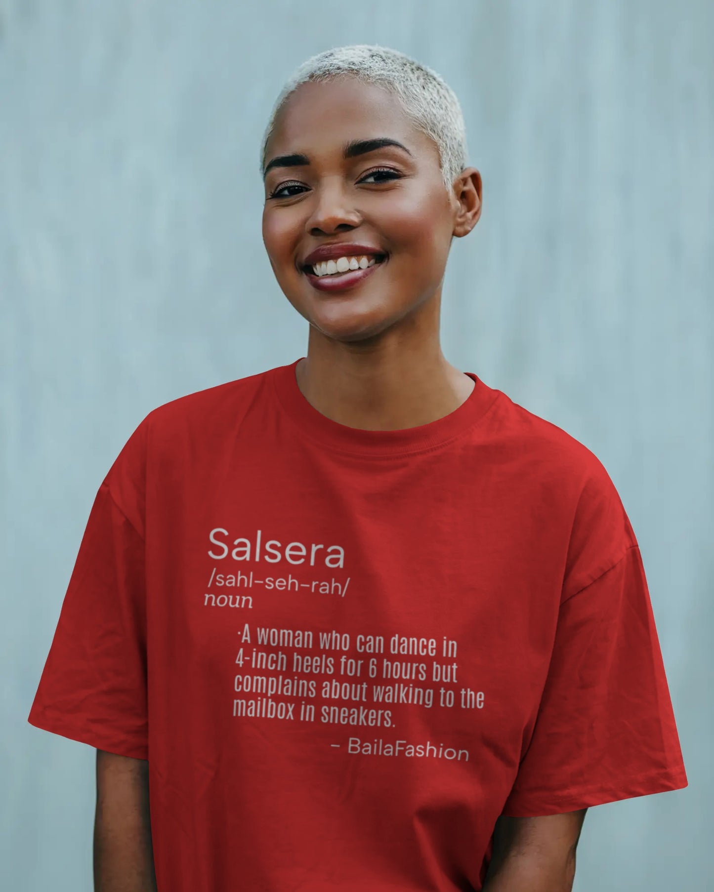 SALSERA Definition T-Shirt | Funny Salsa Dance Tee | High Heels vs Sneakers | Latin Dancing Humor | Women's Dancer Gift | Studio Daily Wear