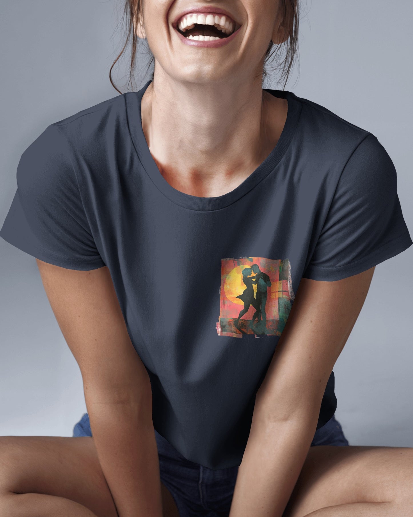 Sunset Connection | Latin Dance T-Shirt | Salsa Bachata Dancer Gift | Dance Fashion Apparel | BailaFashion | Unisex Daily Wear | Couple Tops