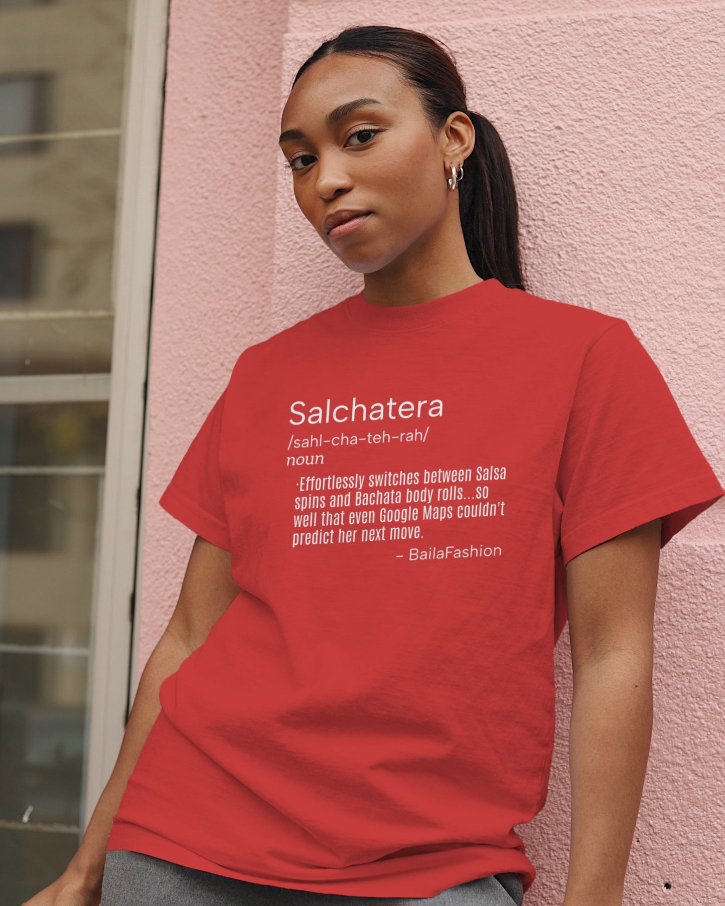 Funny Salsera Bachatera T-Shirt | Women's Salsa Bachata Fusion Tee | Latin Dance Humor Top | Dancer Gift | Practice Wear | Casual Shirt