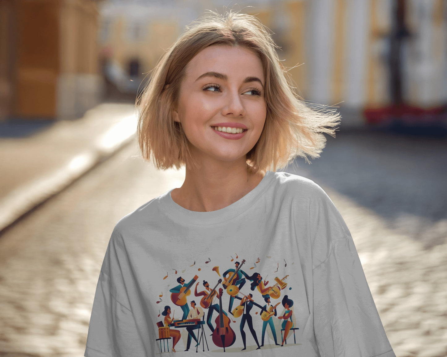 Salsa Orchestra T-Shirt | Latin Band Illustration | Musician Dance Art | Unisex Vibrant Music Tee | Studio Practice Wear | Dance Lifestyle
